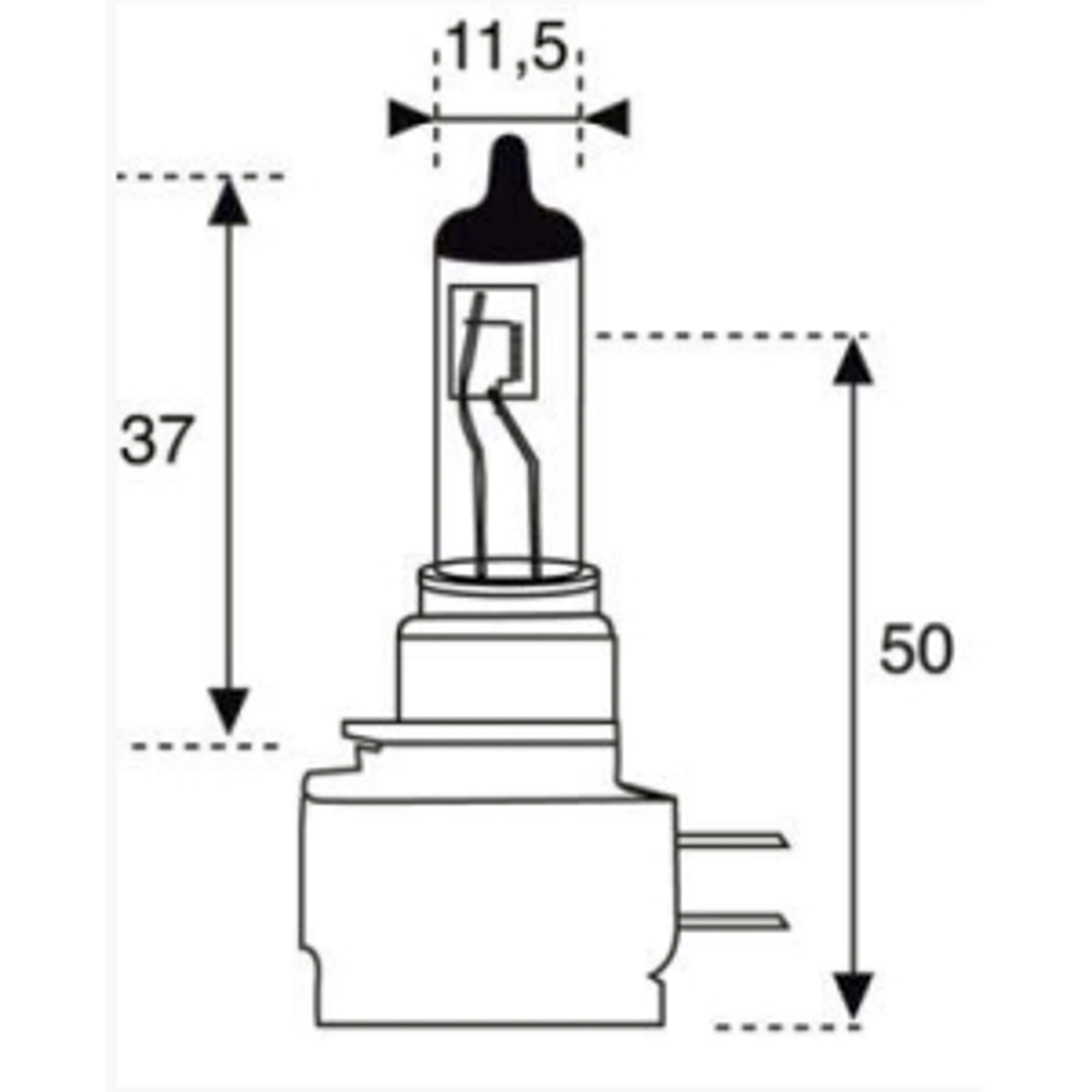 H-8 12V 35W PGJ19-1