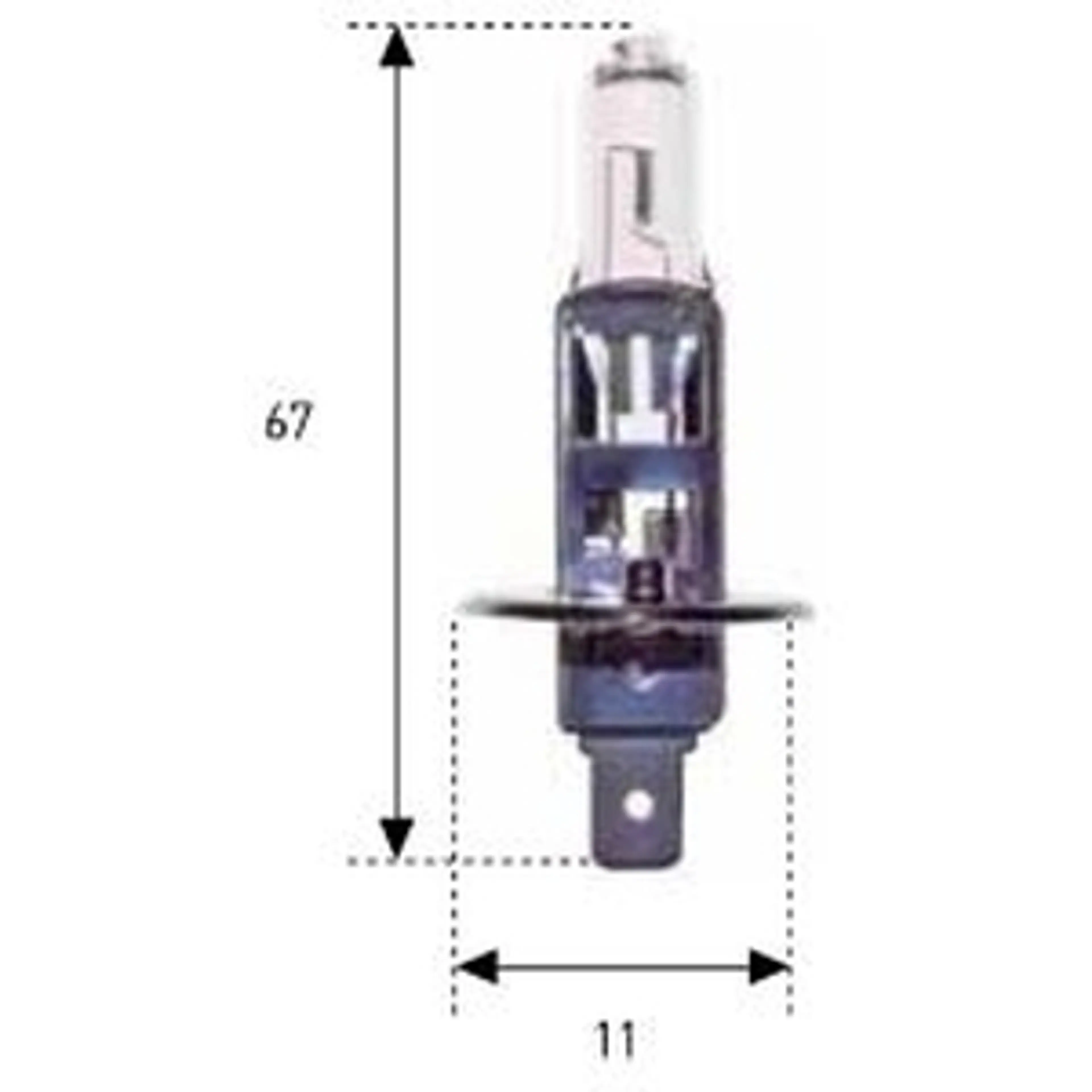 H-1 12V 55W P14,5S ULTRA PLUS