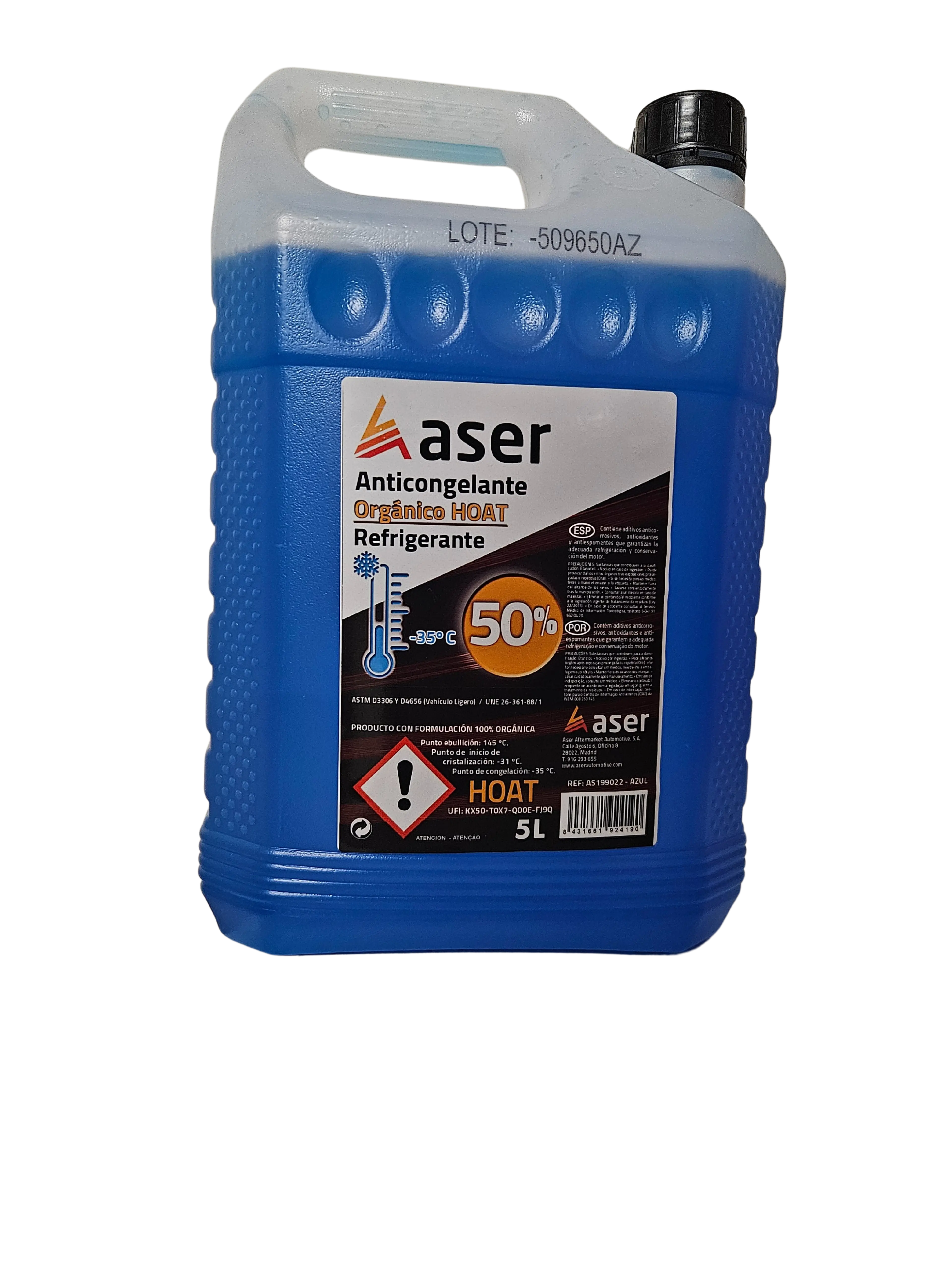 LATA 5L ANTICONG. 50% AZUL ORGANICO