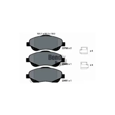 JUEGO PASTILLAS FRENO