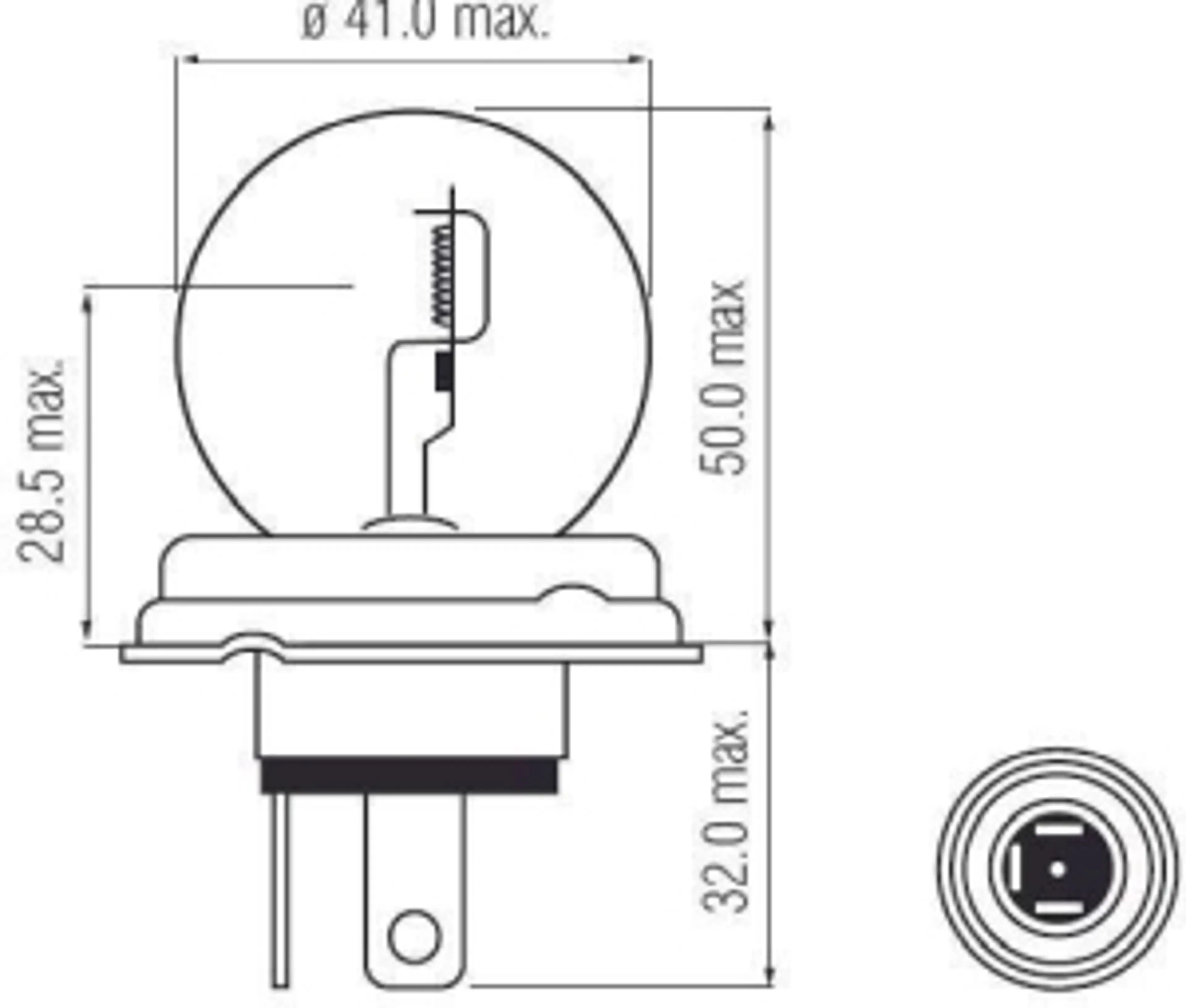 R2 P45T - 12V 45/40W