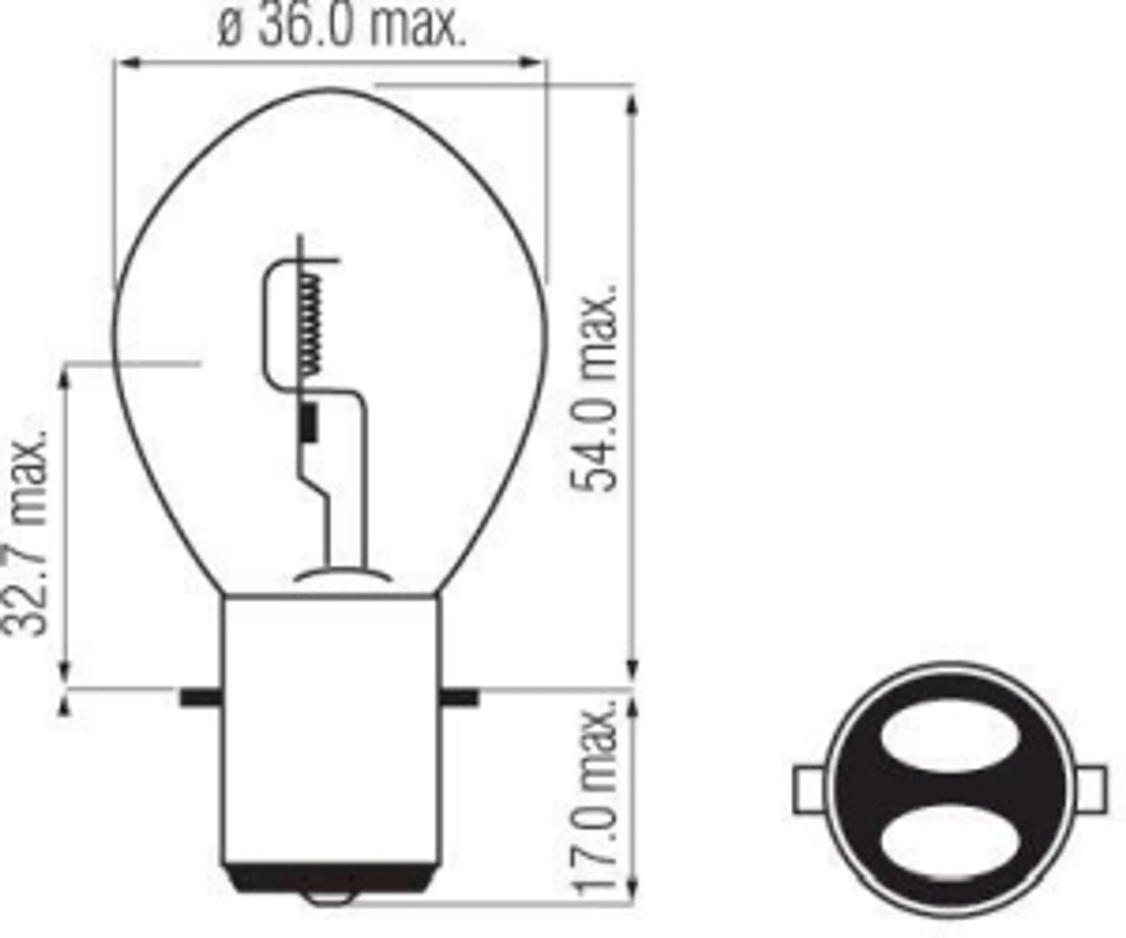 BA20D - 12V 45/40W