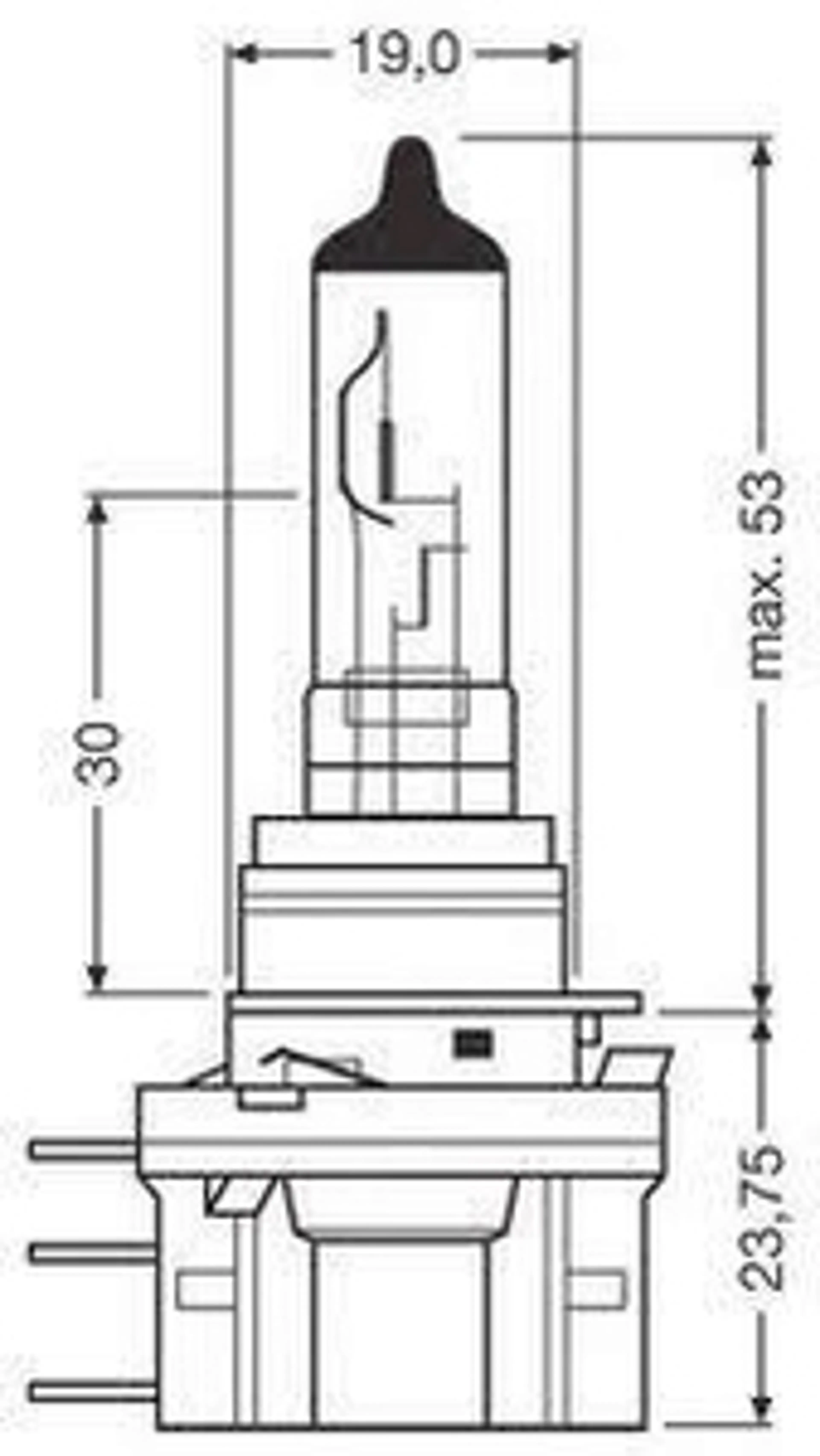 H15PGJ23T - 12V 15/55W