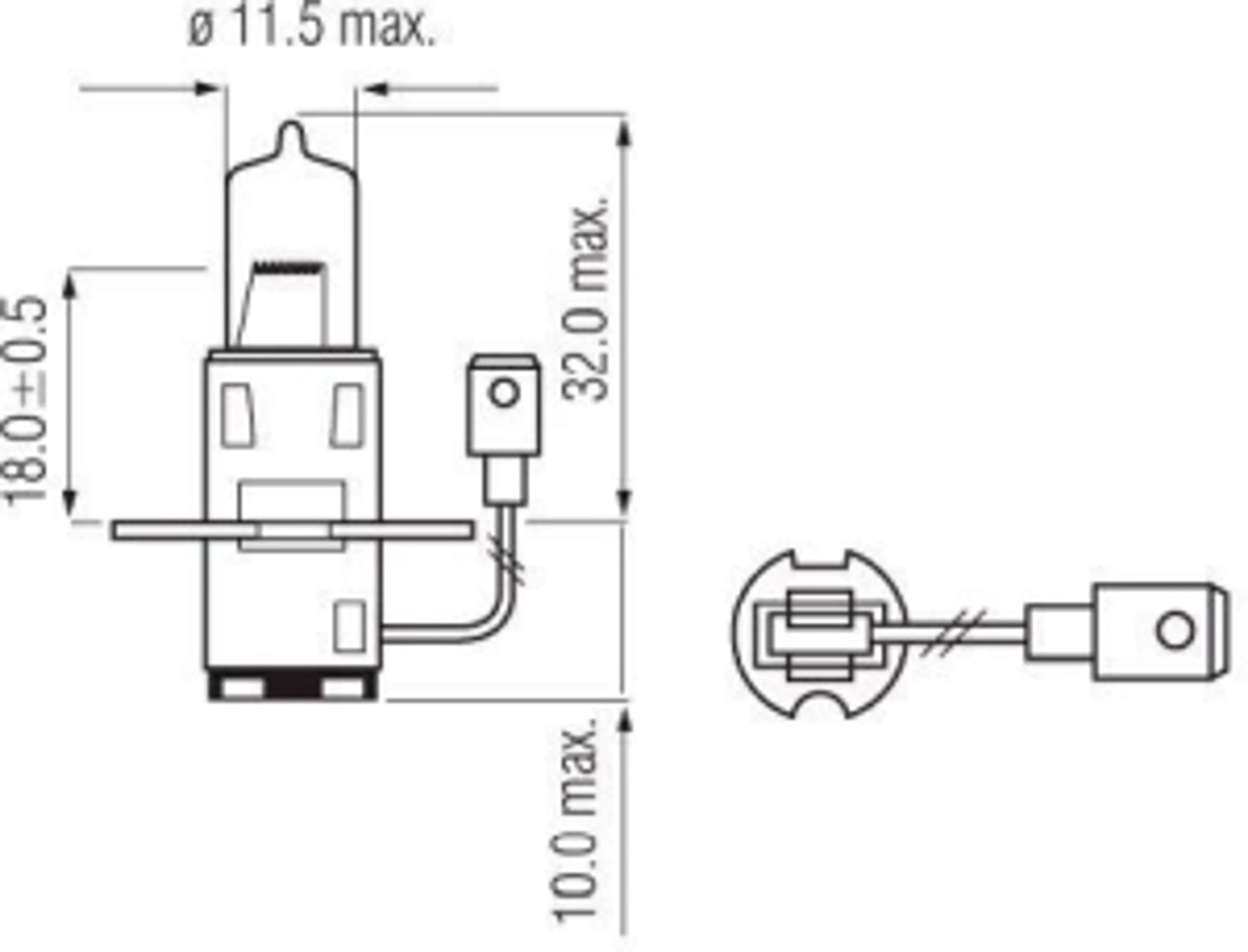 H3 PK22S - 24V 70W