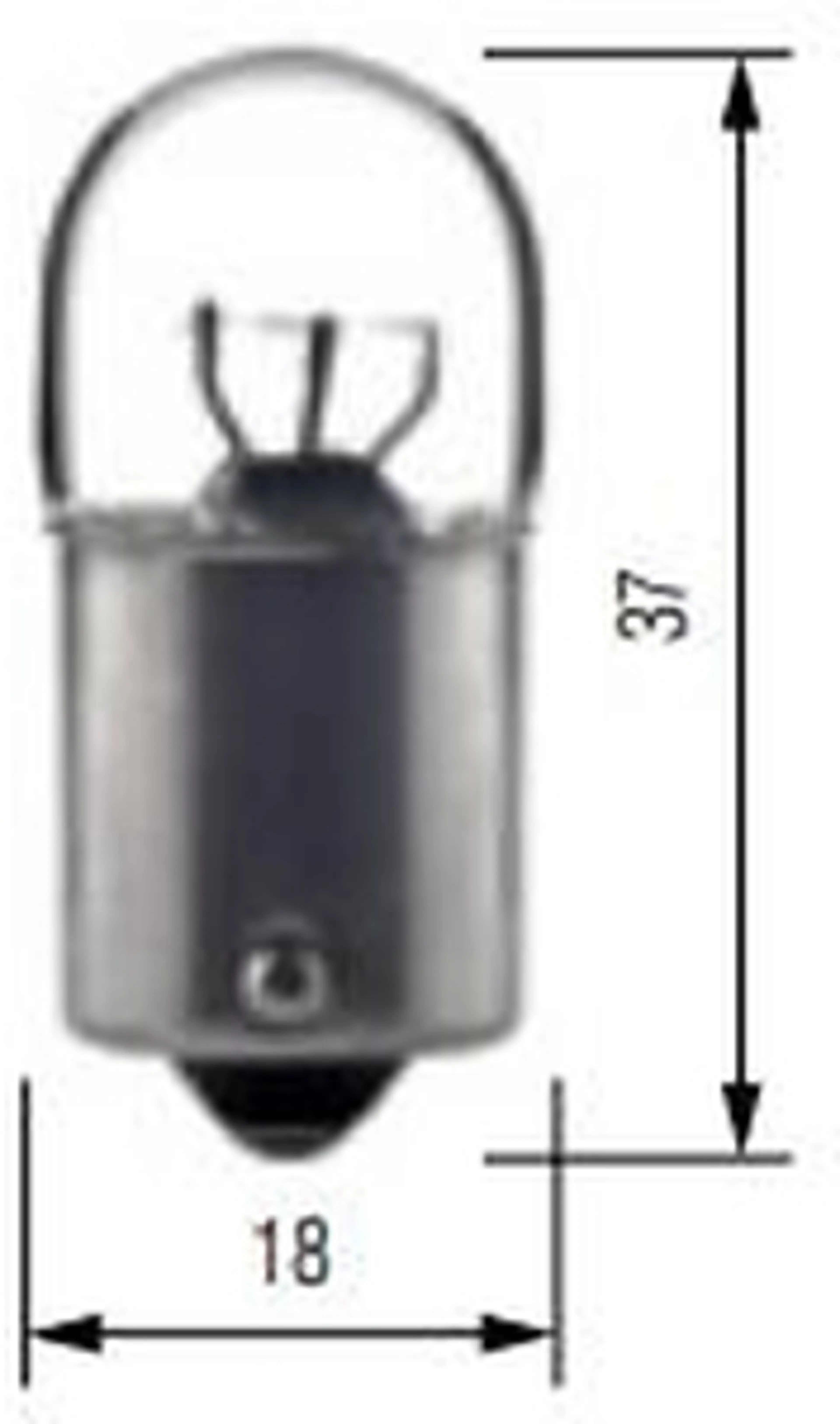 BA15S (18X37) - 24V 10W R10W HD