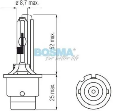 D2S PK32D-2 - 85V 35W 4300K .