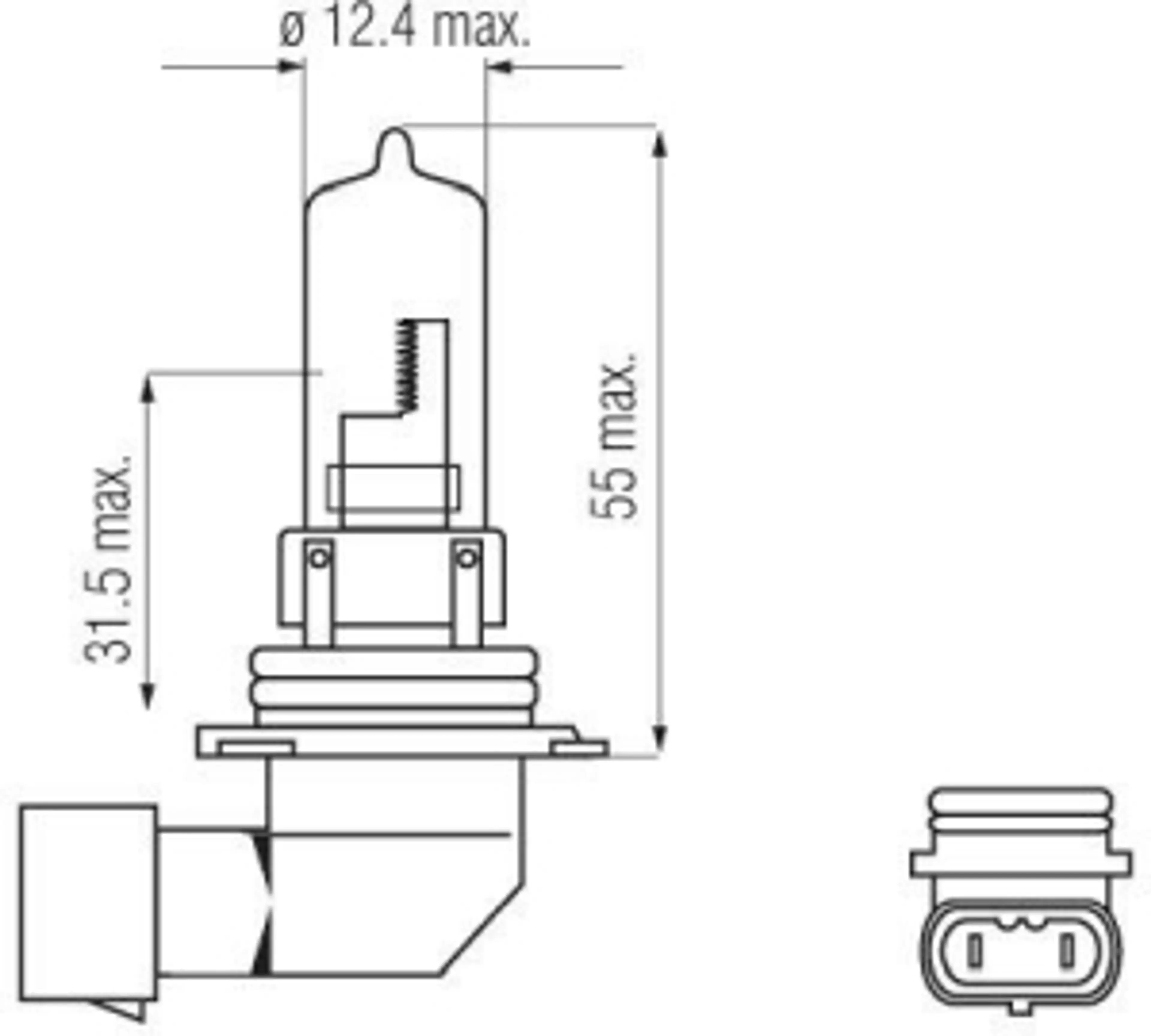 HB3 P20D - 12V 65W