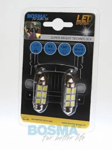 12V 6XSMD 5050 LED SV8,5 WHITE 15X3