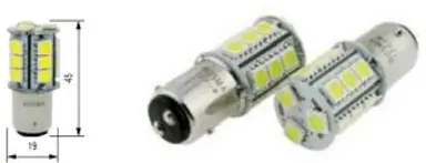 BULB LED 12V 18XSMD 5050 LED BAY15D