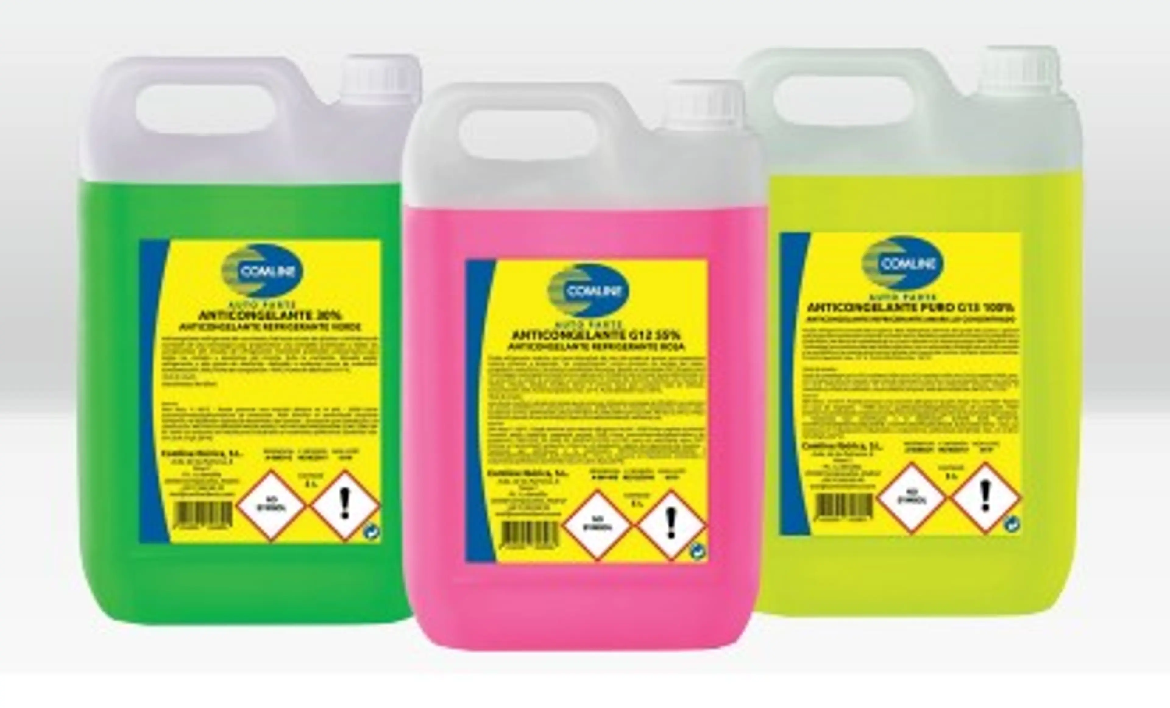Anticongelante Orgánico 10% Rosa 5L