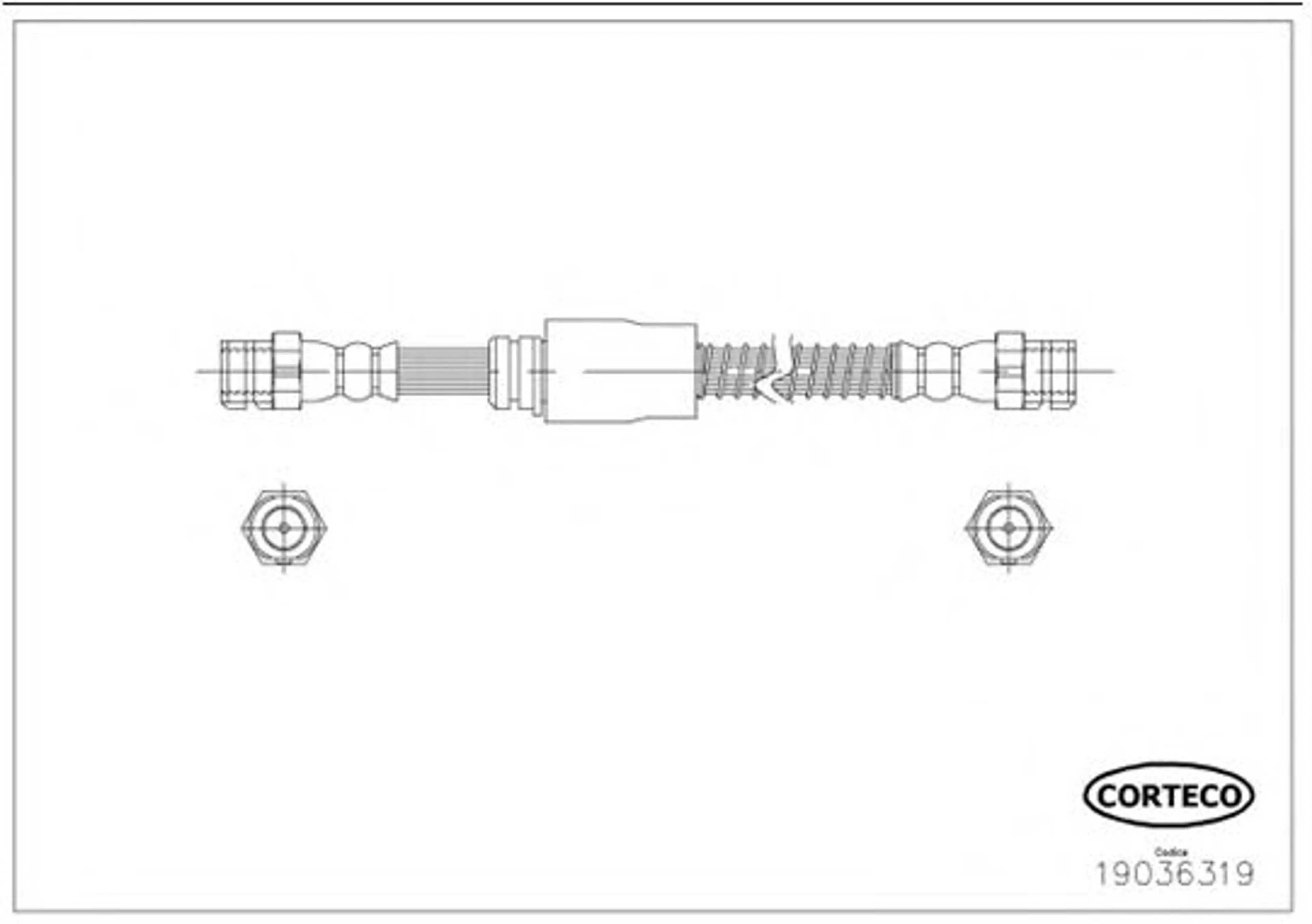 LATIGUILLO DE FRENO VAG EOS, GOLF V