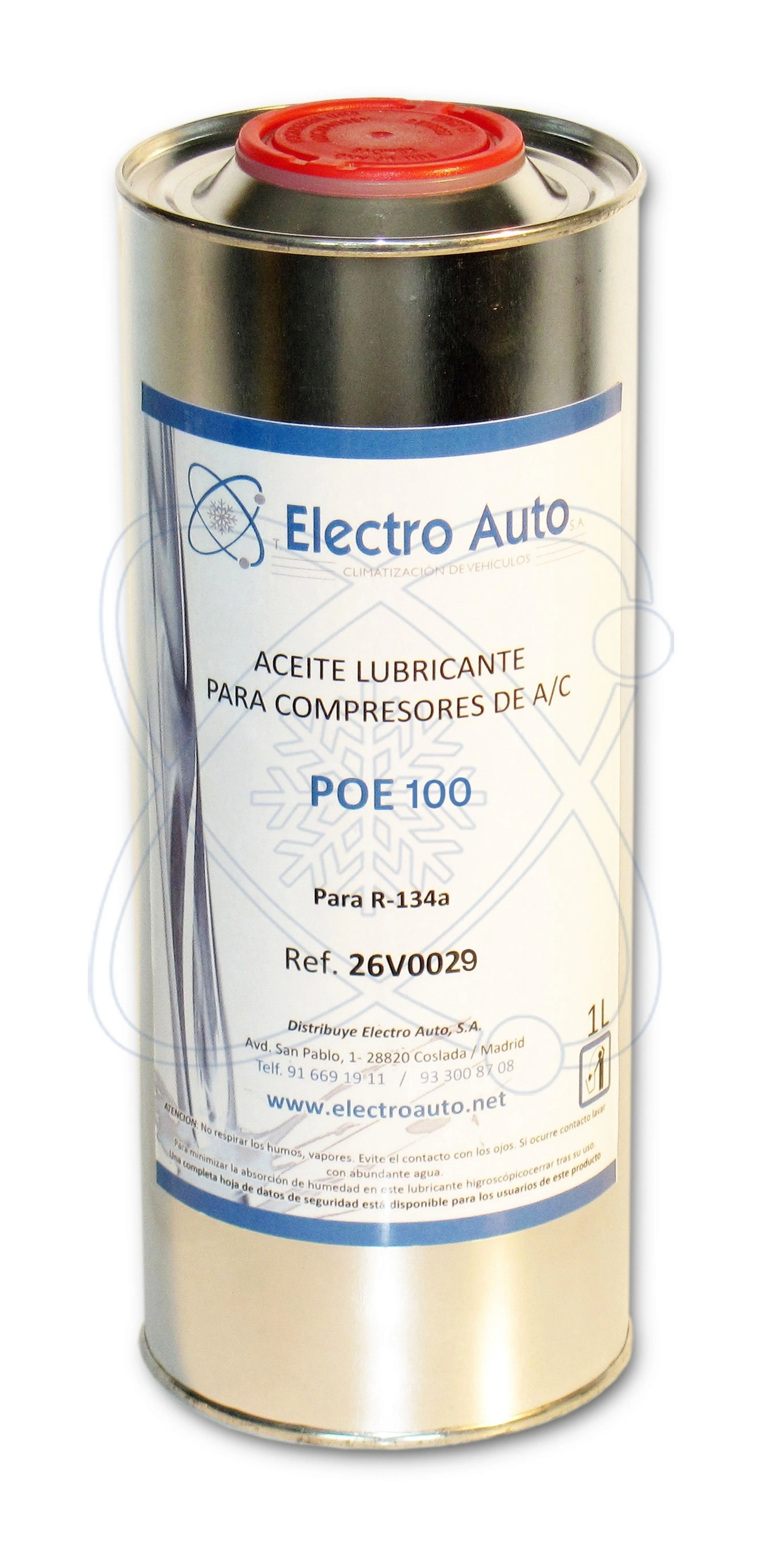 LUBRICANTE POE ISO100 R134A 1L