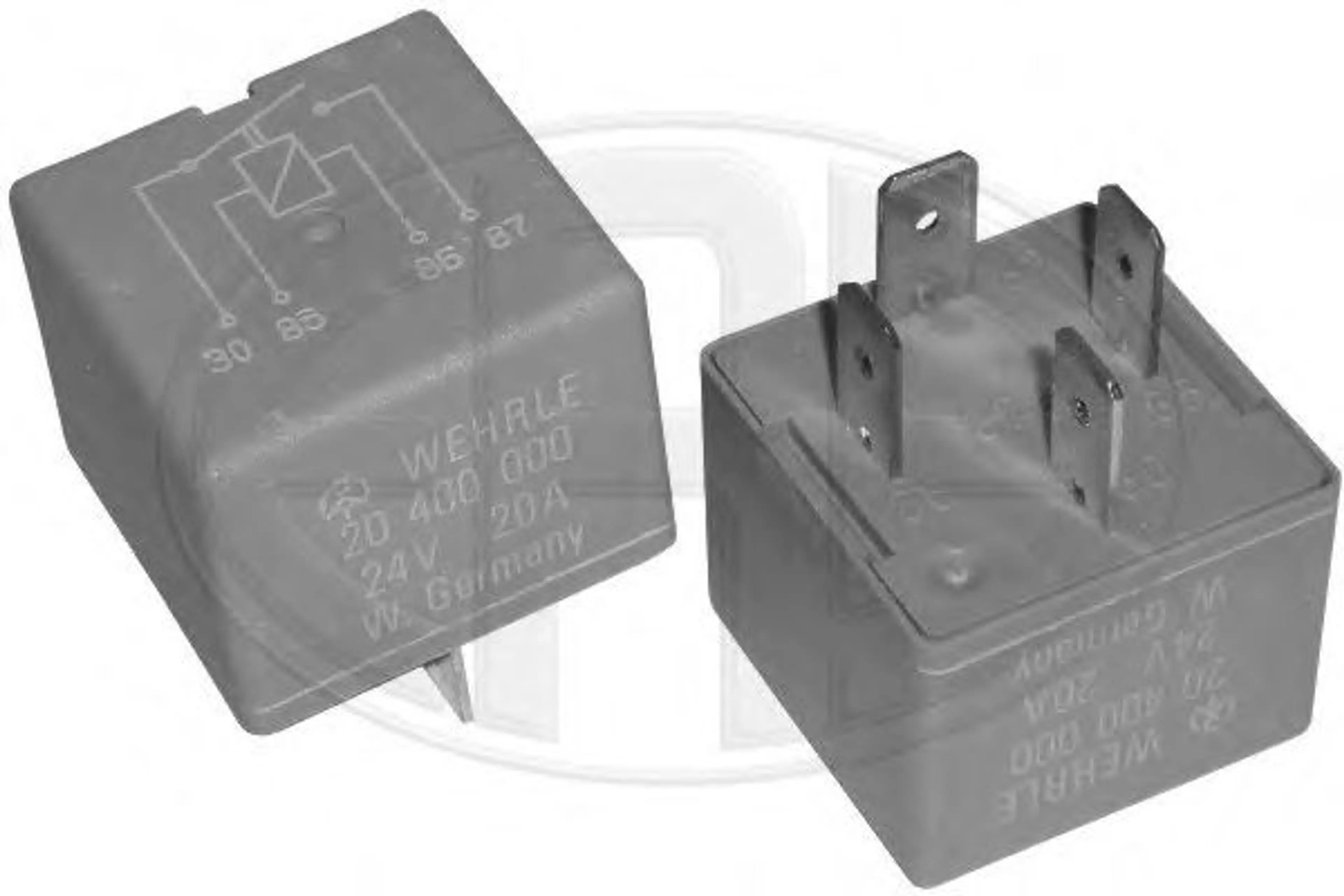 RELÉ, CORRIENTE DE TRABAJO