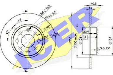 DISCOS DE FRENO ICER