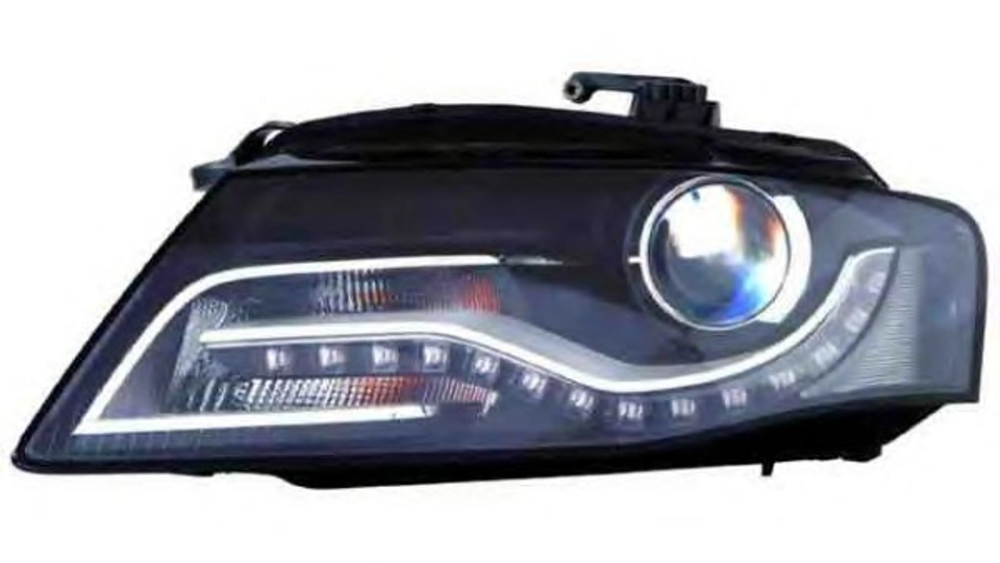 FARO ELEC/MOTOR IZQ. LED NEGRO XENO