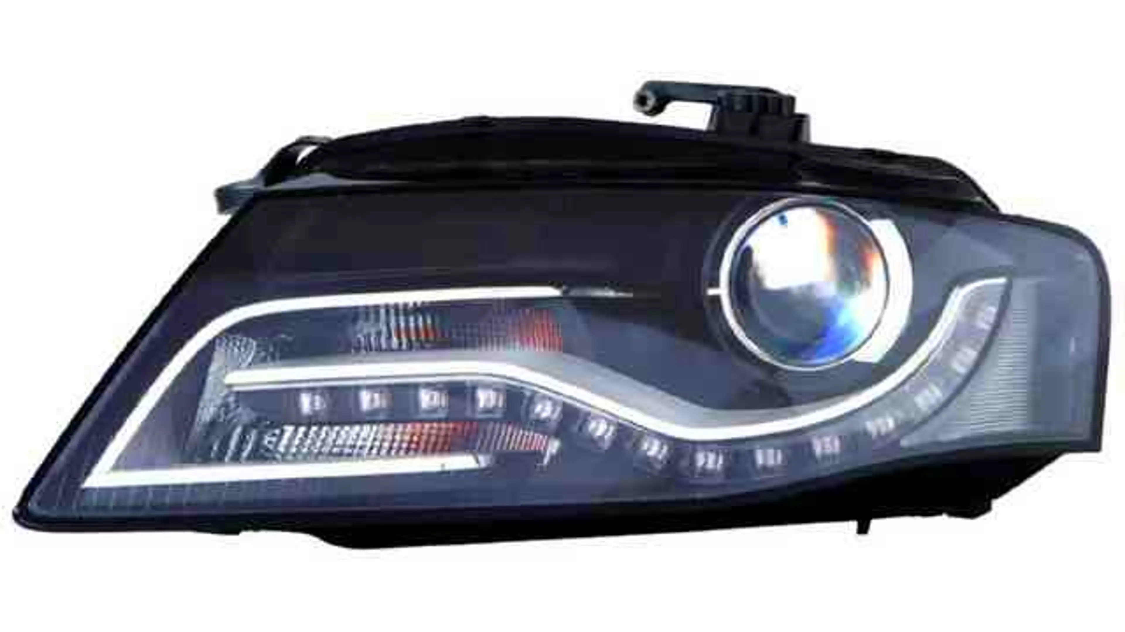 FARO ELEC/MOTOR DCH. LED NEGRO XENO