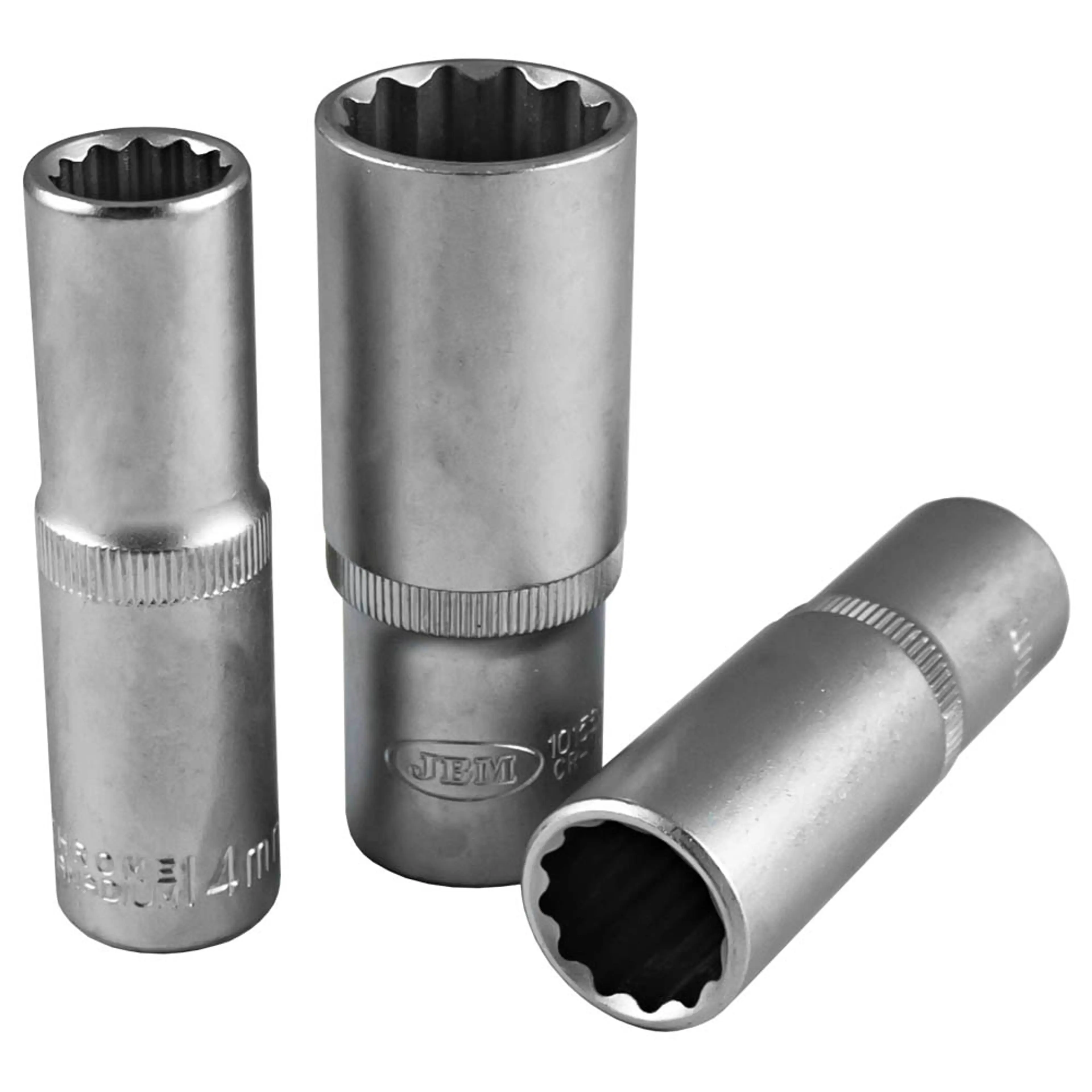 VASO DE 75MM LARGO, 17MM 12 CANTOS.