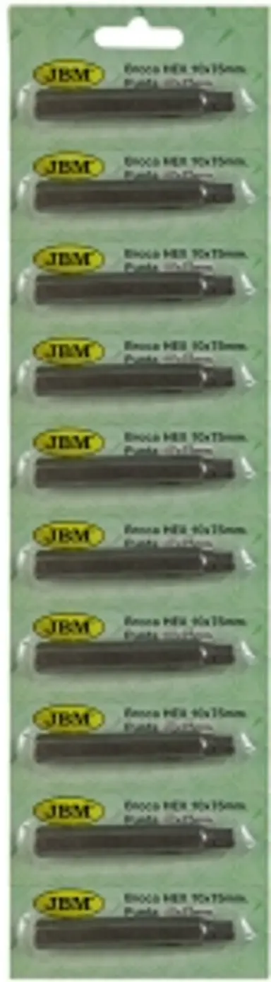 BROCA HEX.BOCA 10X75MM LARGO,PUNTA.