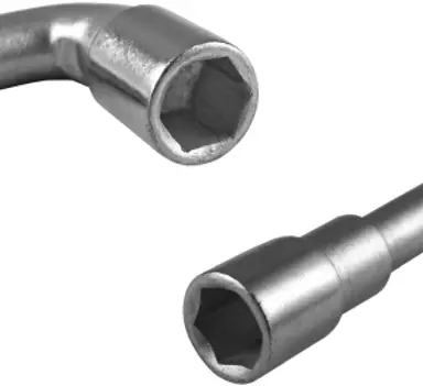 LLAVE DE PIPA DOBLE BOCA HEXAGONAL.