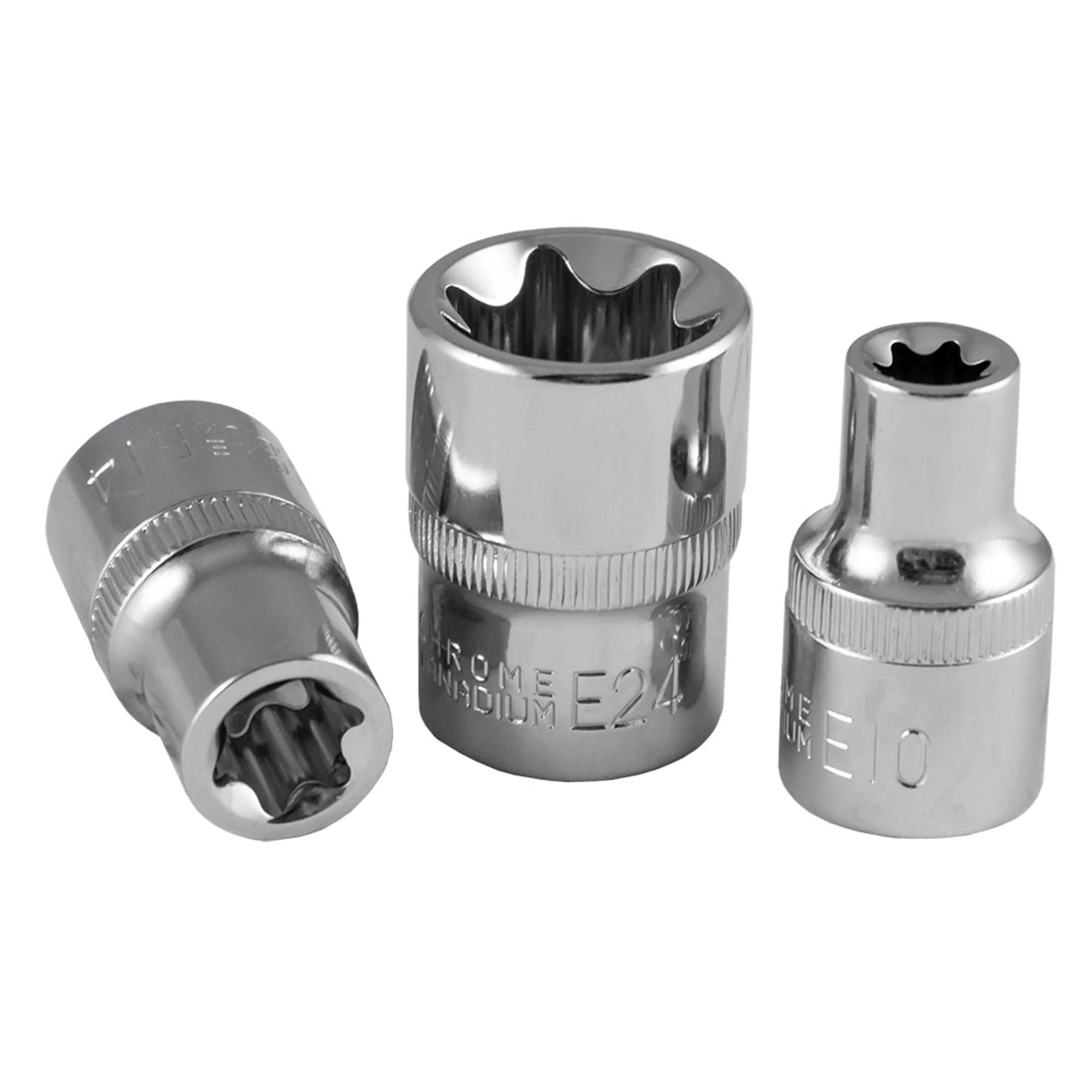 VASO DE 1/2" TORX (TX) E20 CROMADO