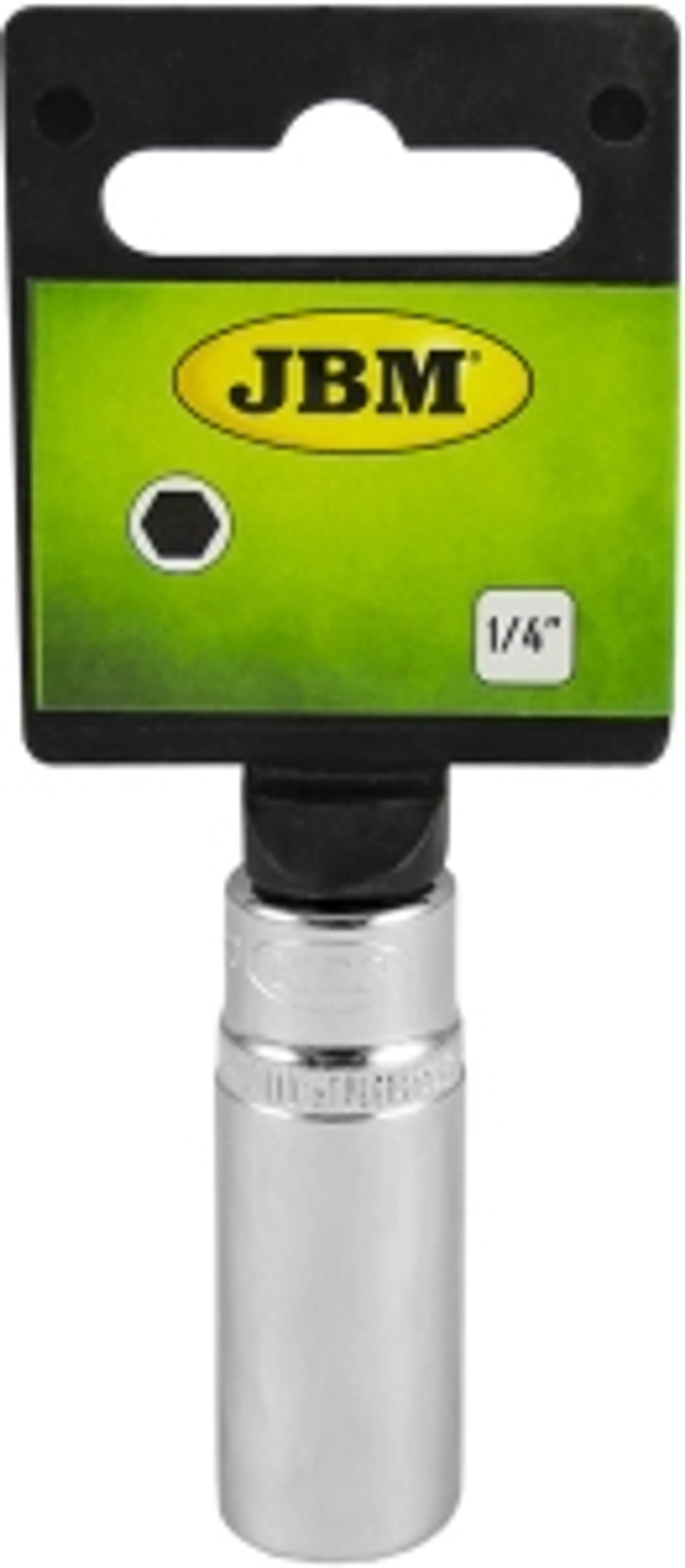 VASO HEX. 1/4" 50MM. LARGO, 9MM....