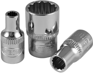 VASO XZN 1/4" 9MM CROMADO