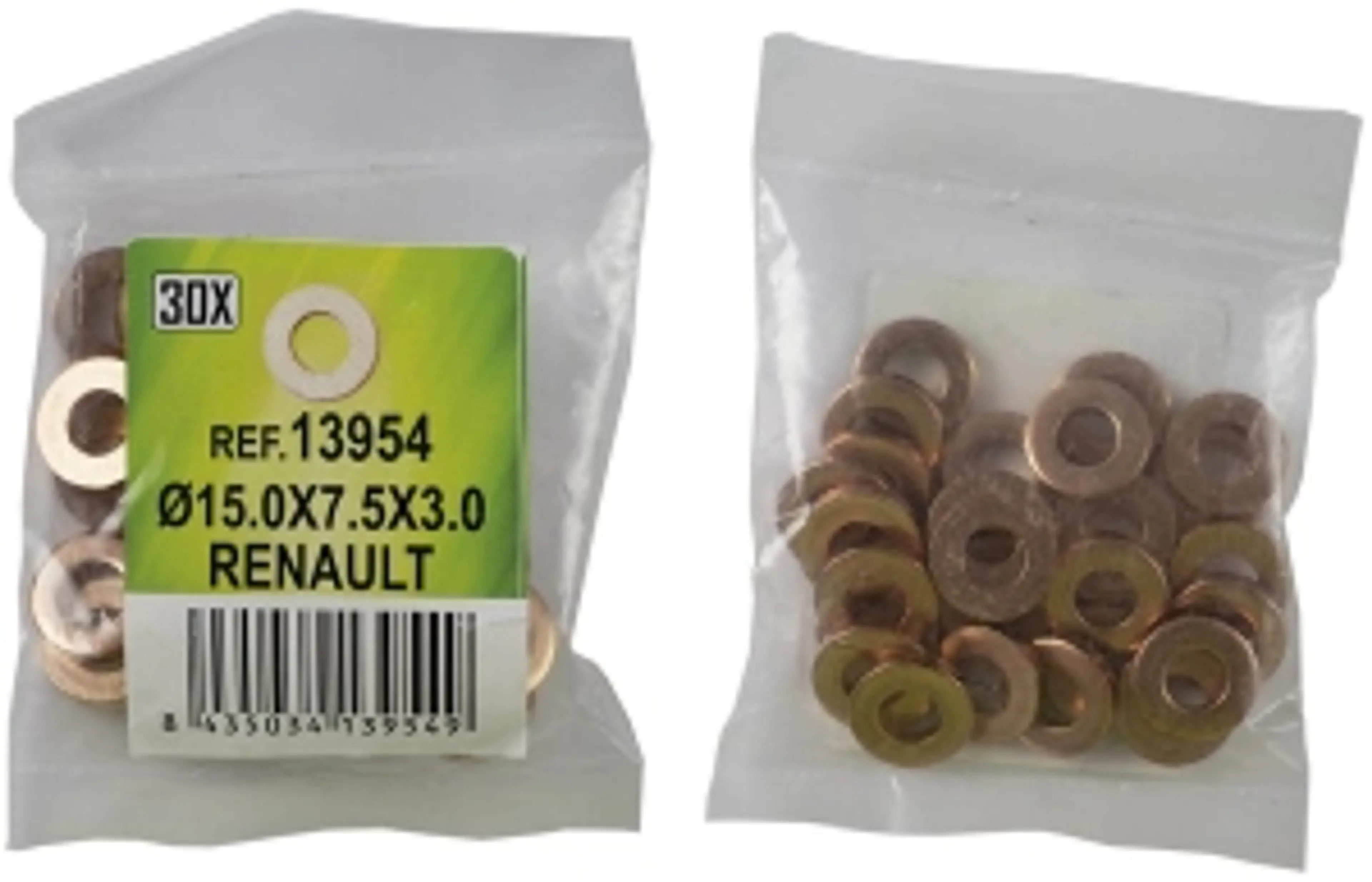 BOLSA DE 30 ARANDELAS DE COBRE...