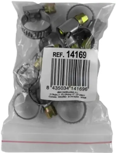 BOLSA DE 10 ABRAZADERAS 8-16MM