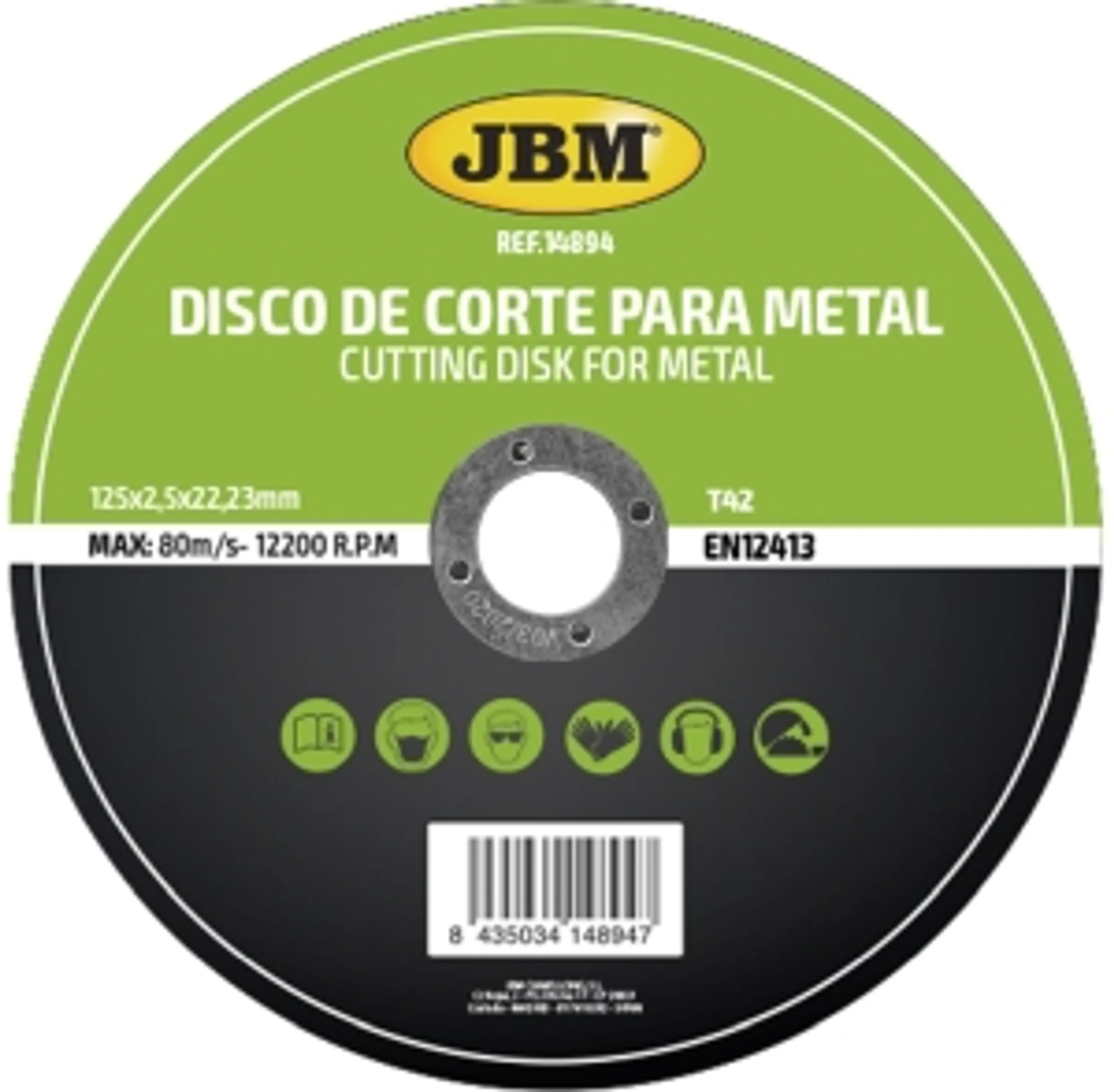 DISCO DE CORTE T42 PARA METAL...