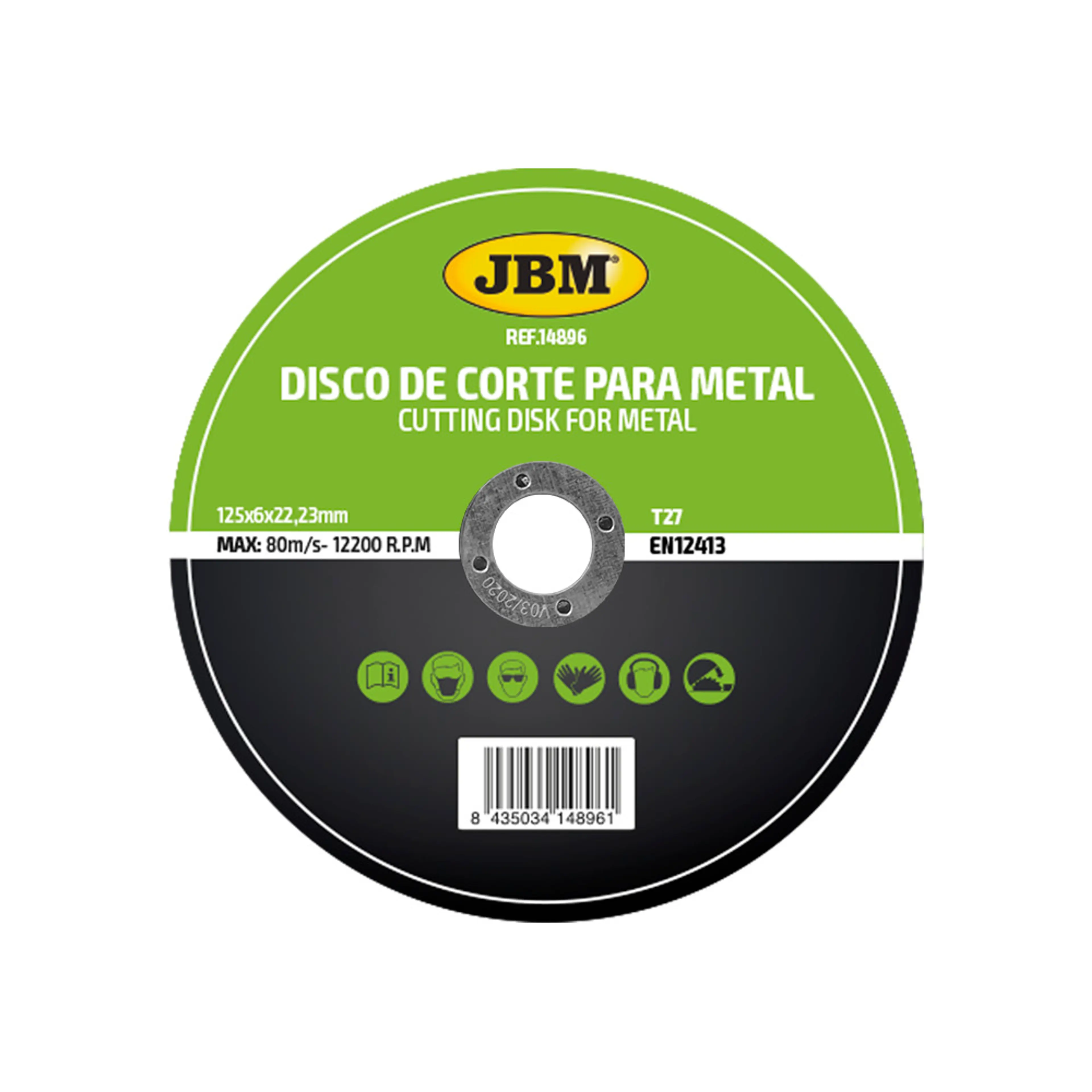 DISCO DE CORTE T27 PARA METAL...
