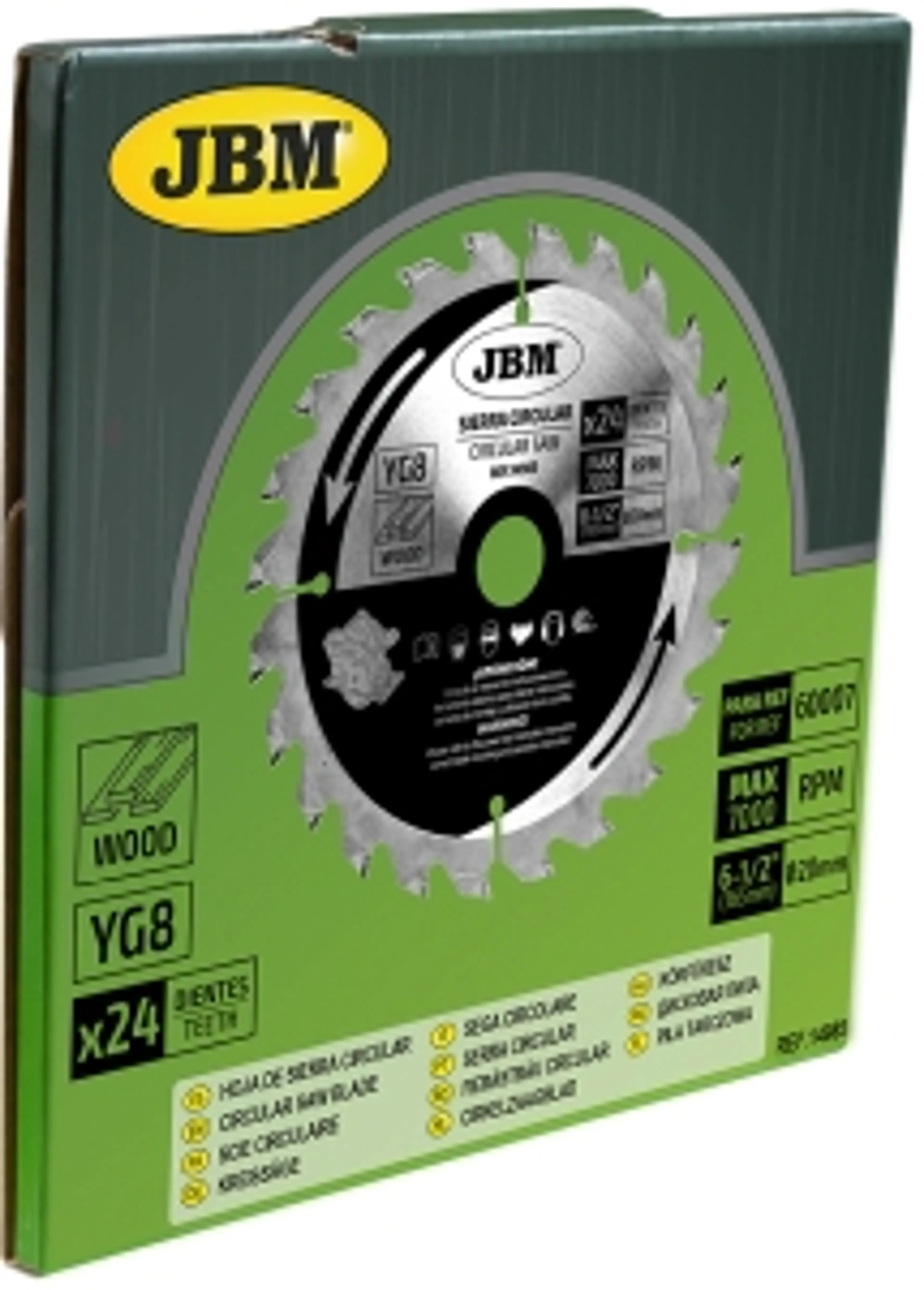 HOJA DE SIERRA CIRCULAR 24T 165MM..