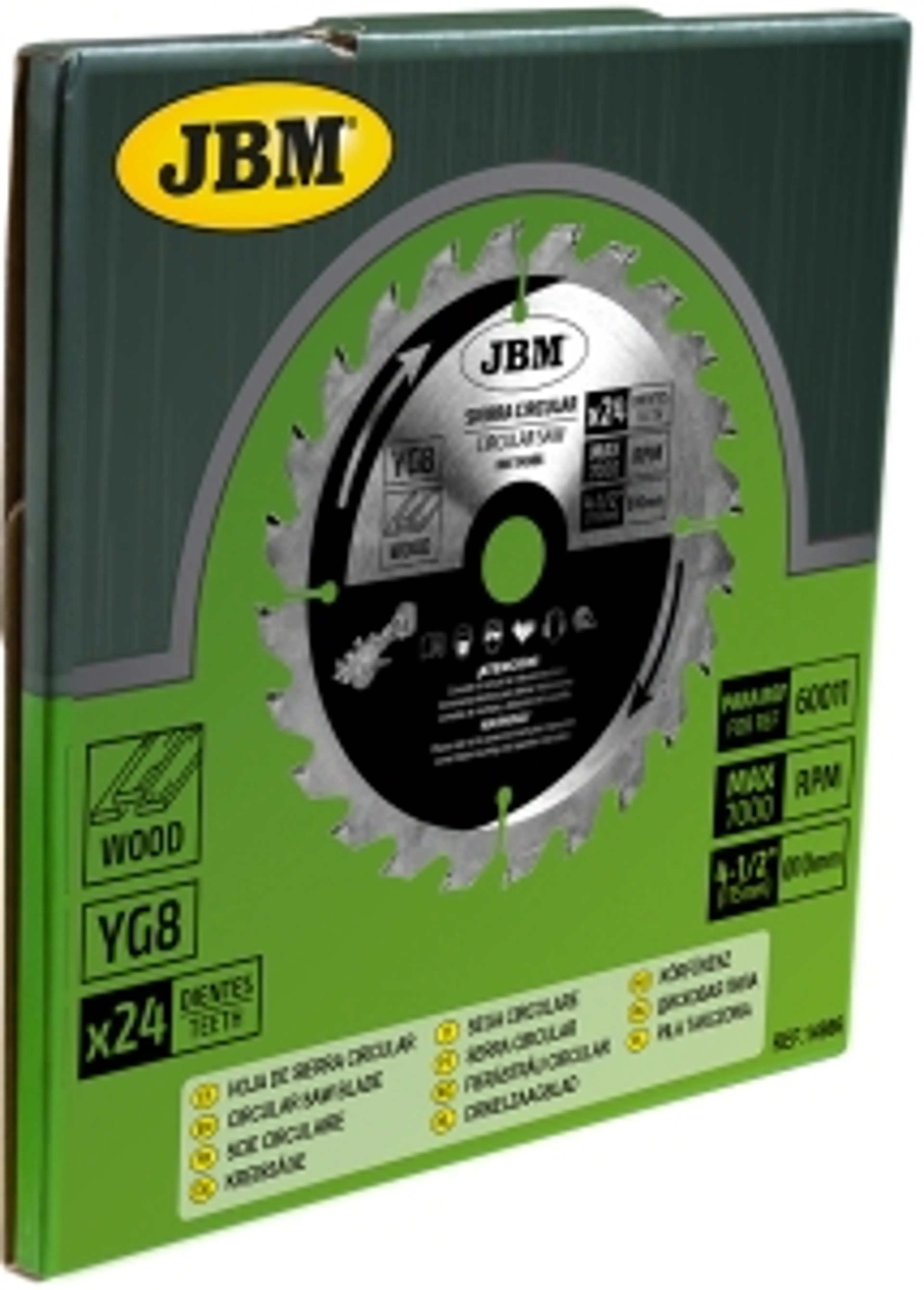 HOJA DE SIERRA CIRCULAR 24T 115MM..