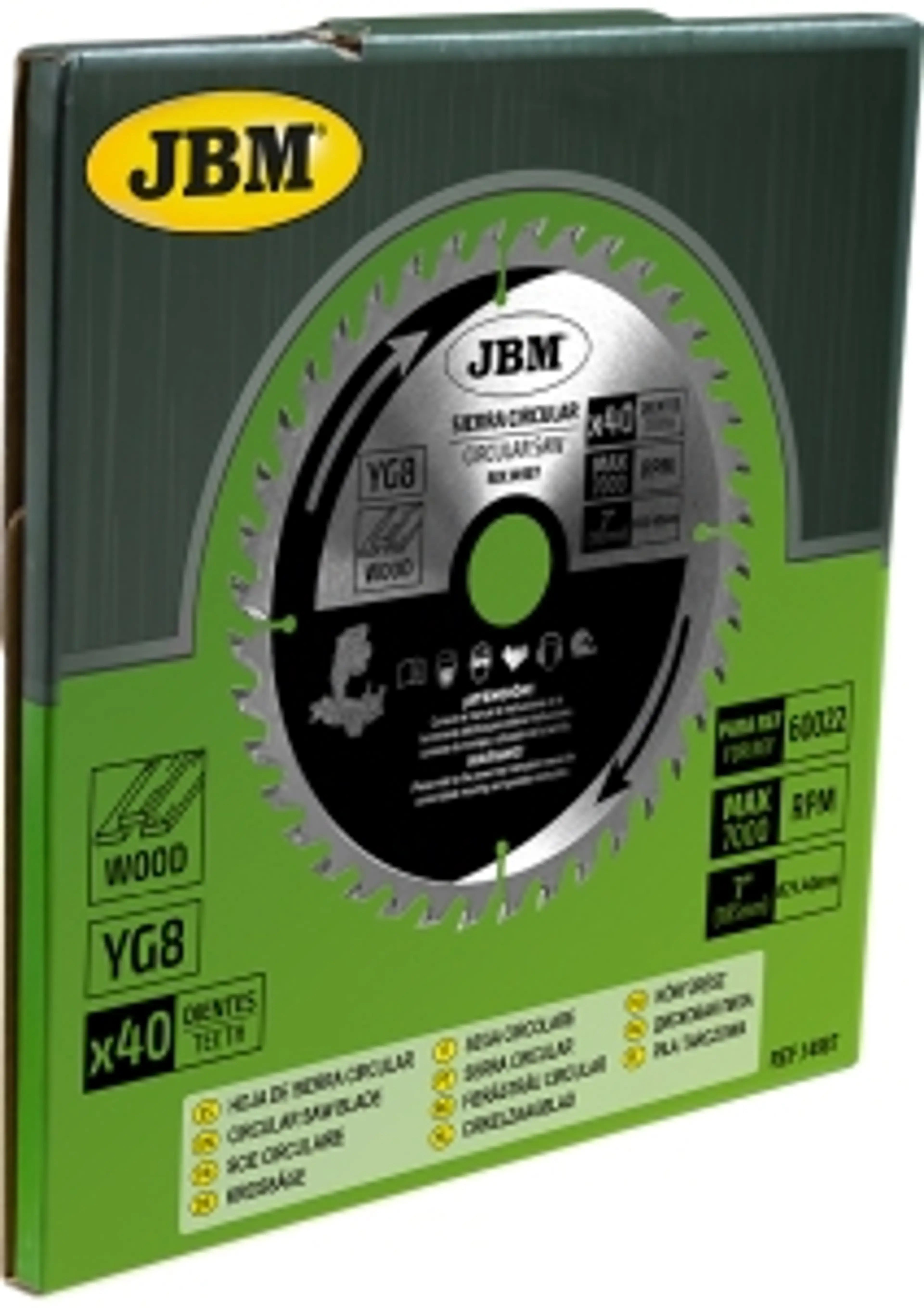 HOJA DE SIERRA CIRCULAR 40T 185MM..