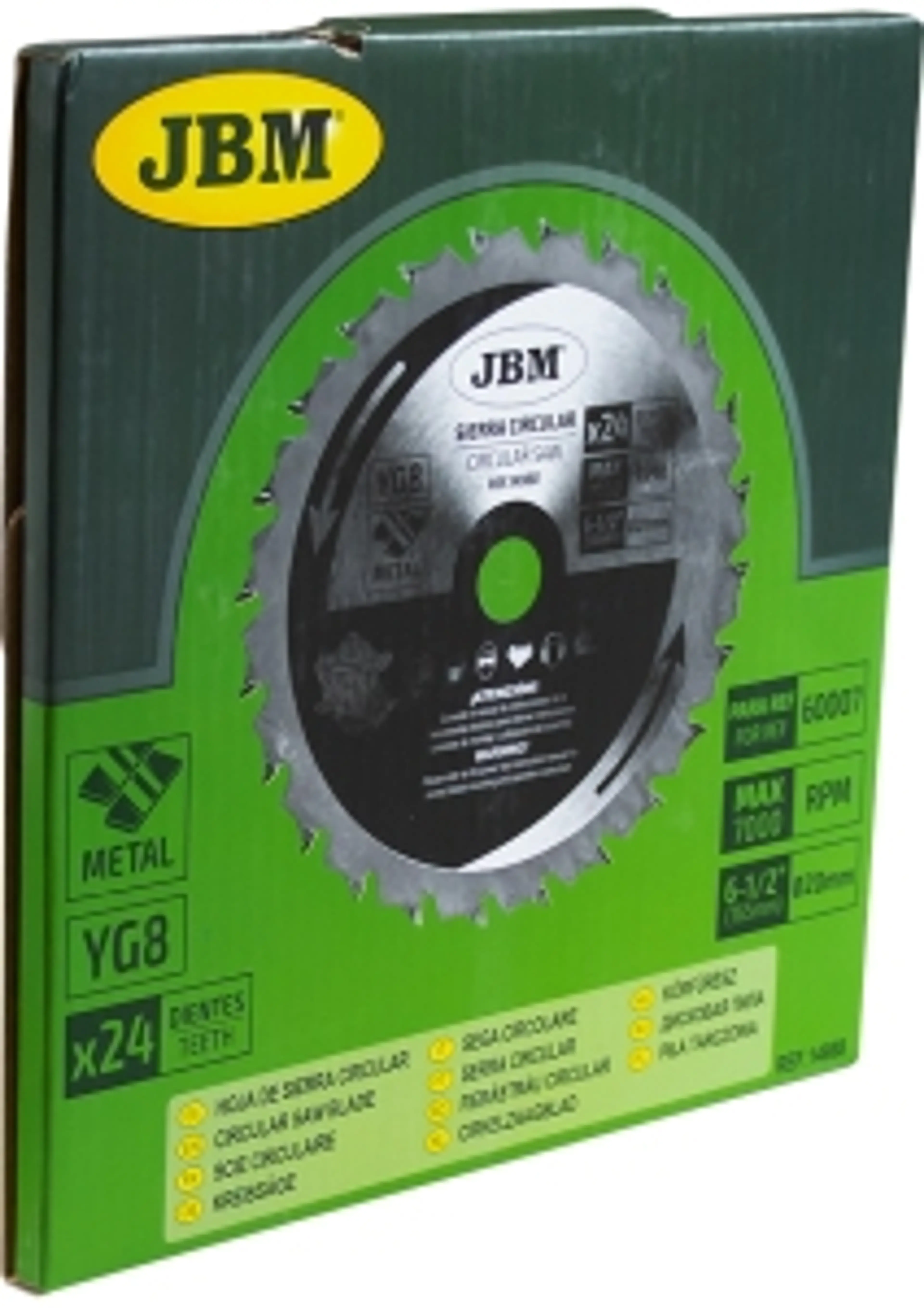 HOJA DE SIERRA CIRCULAR 24T 165MM..