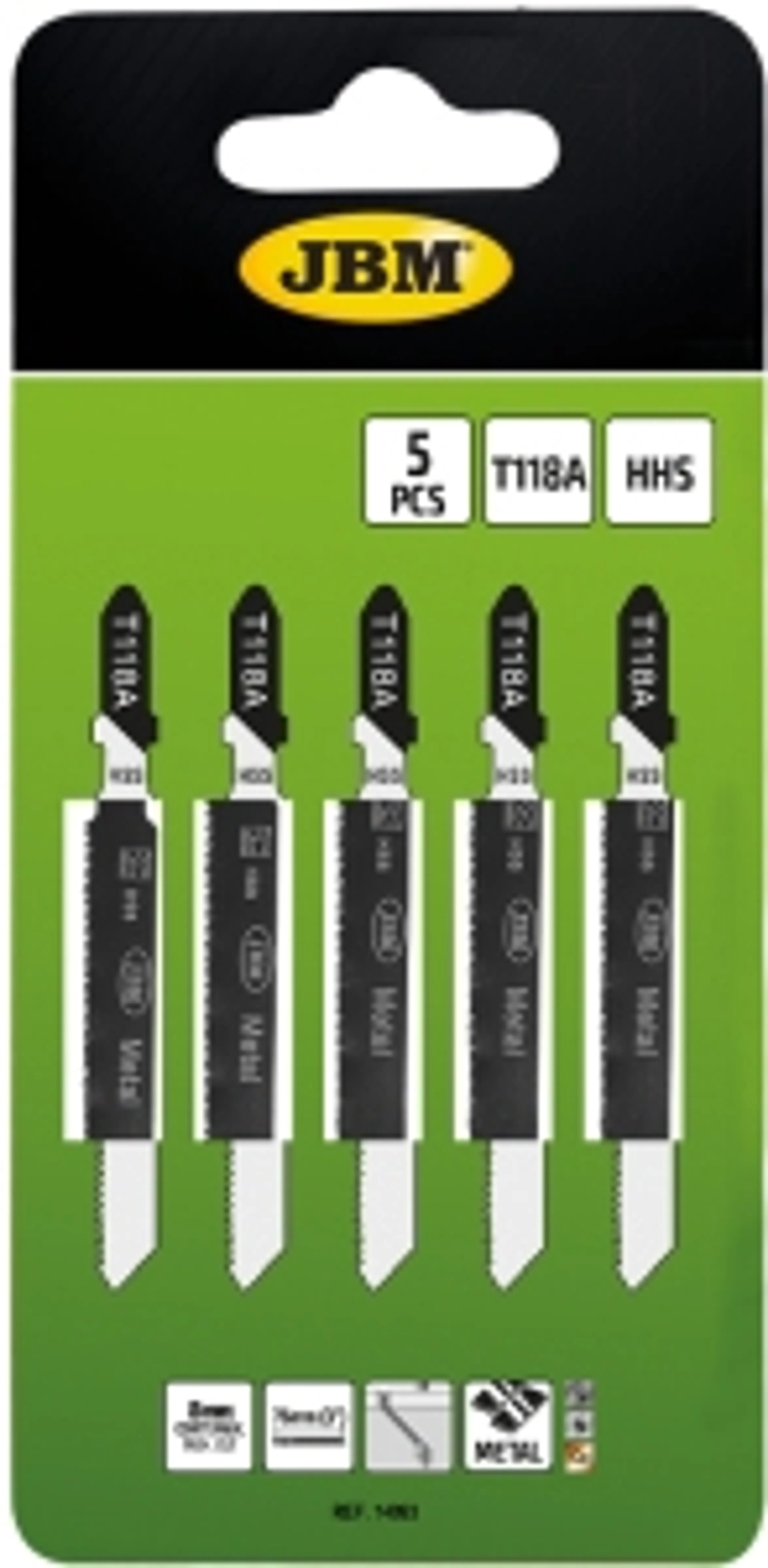 SET DE 5 HOJAS DE SIERRA DE CALAR..