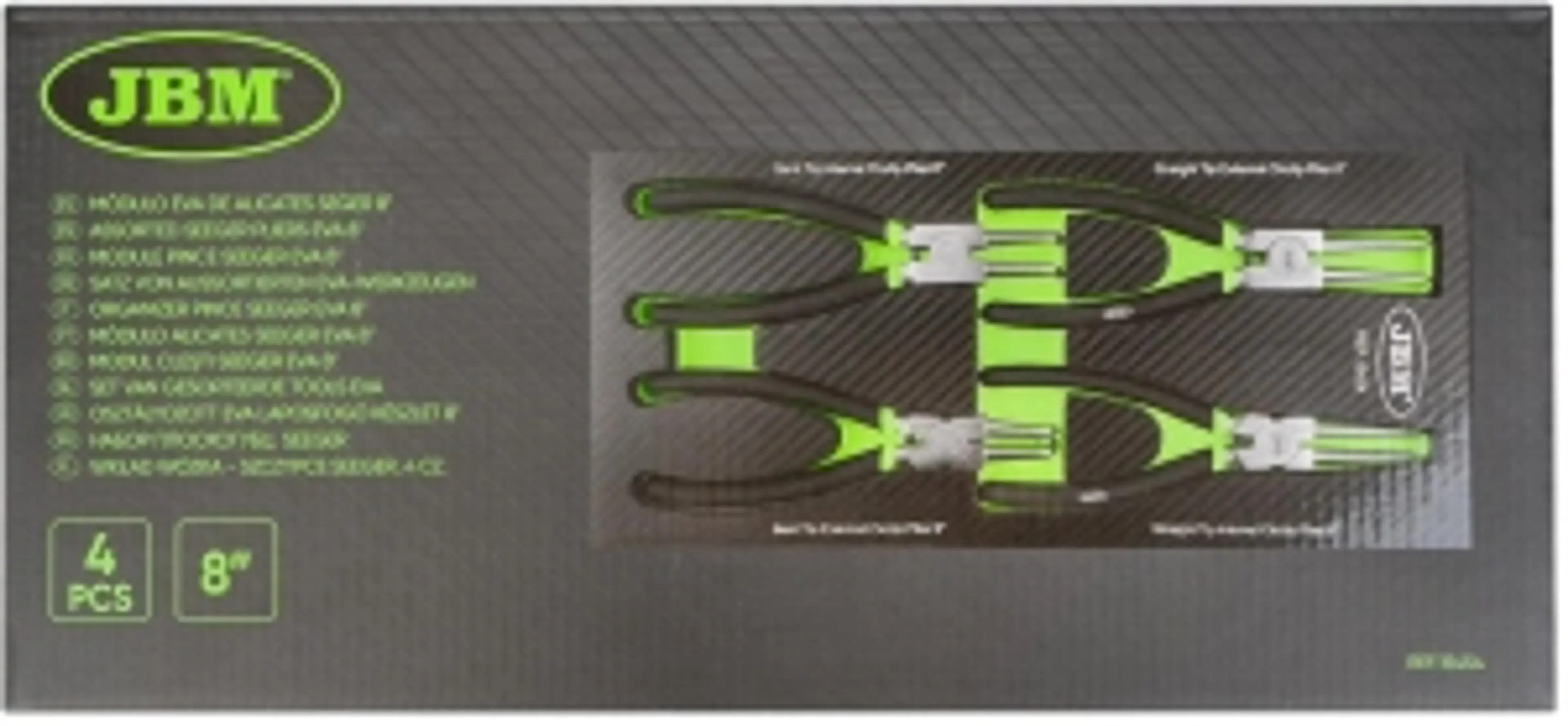 MÓDULO EVA DE ALICATES SEEGER 8"...