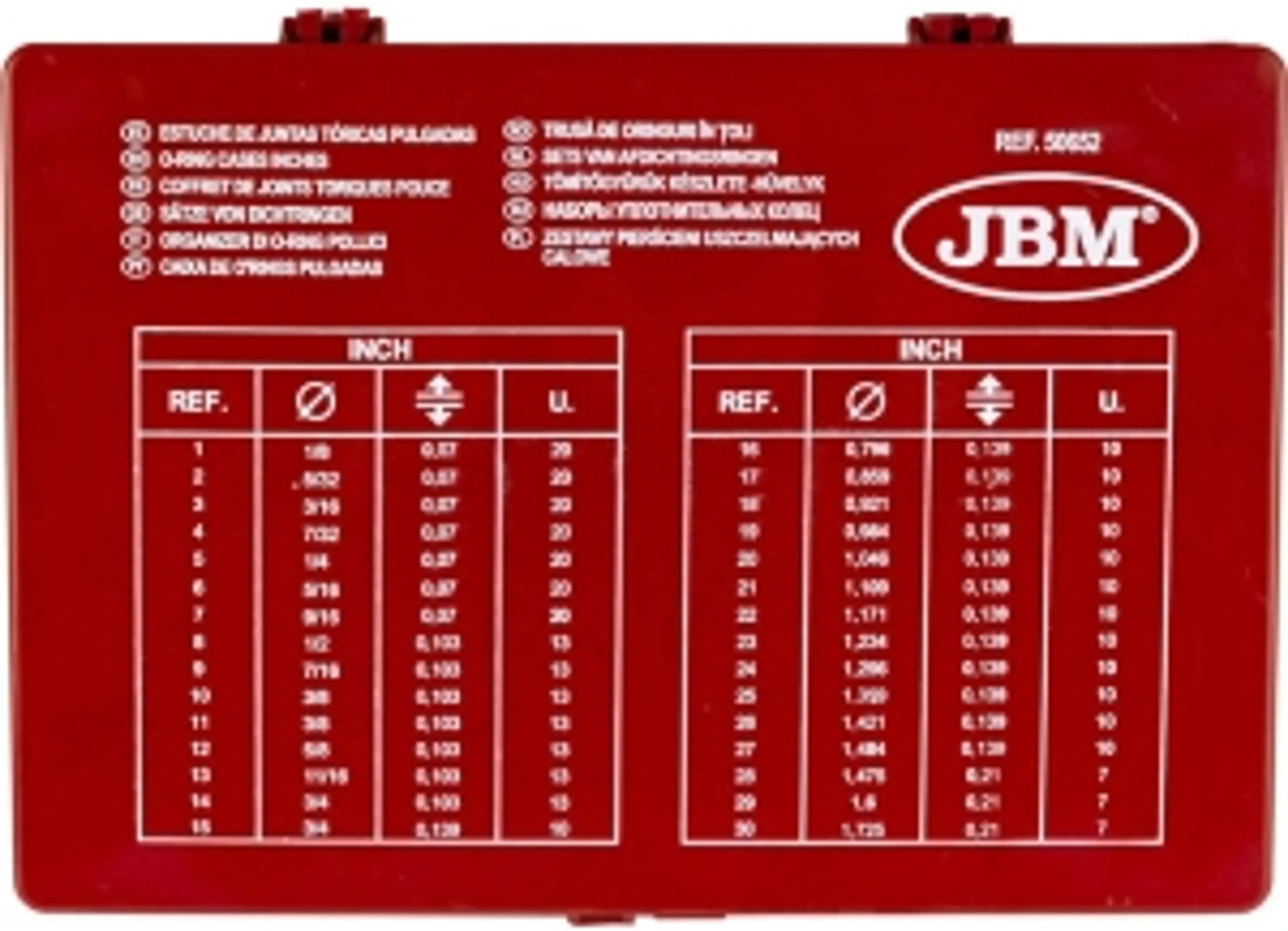 ESTUCHE DE JUNTAS TÓRICAS -...