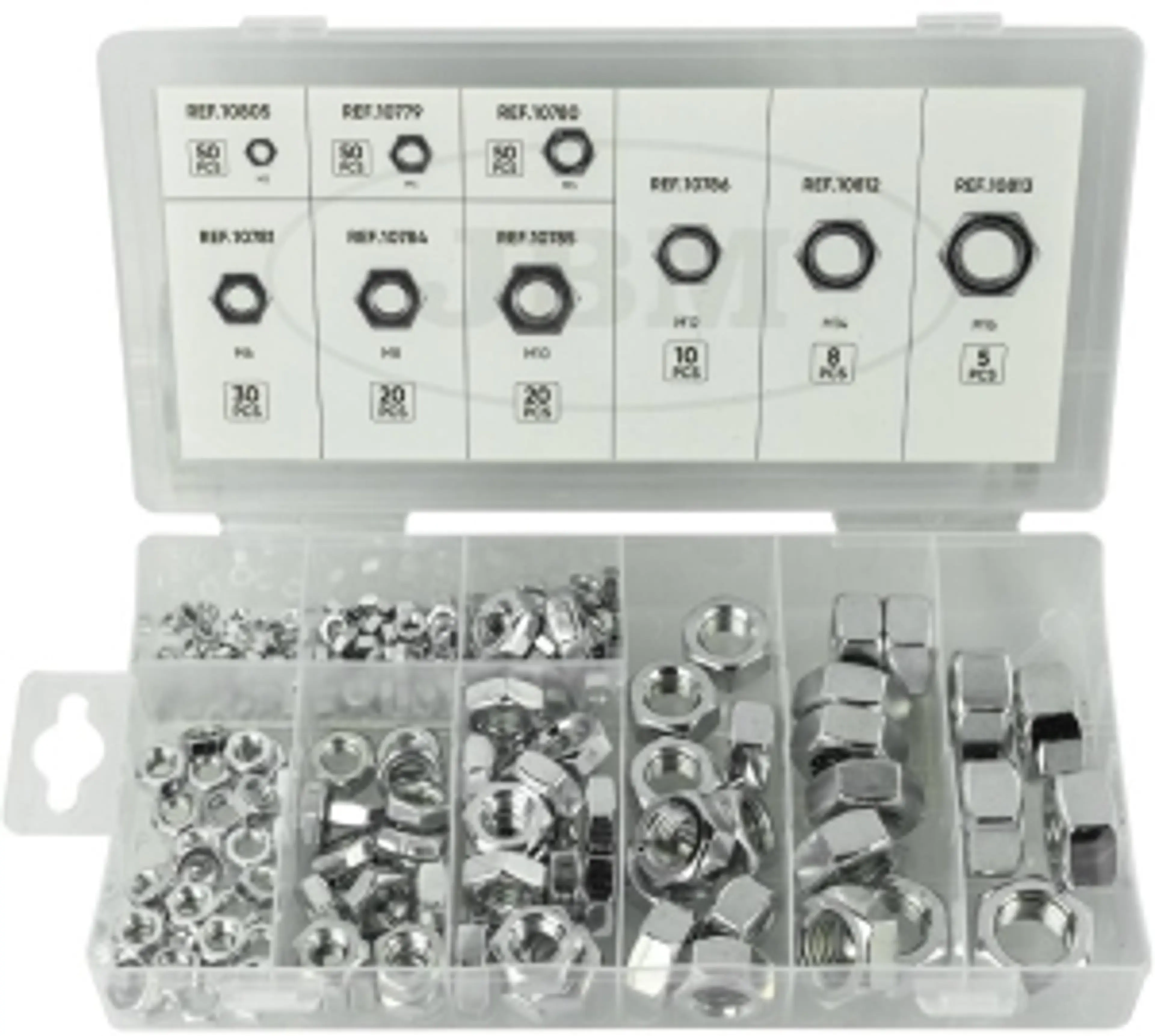 ESTUCHE DE TUERCAS 243PCS