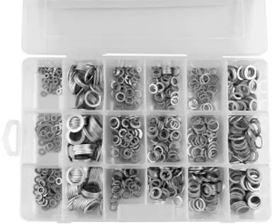 ESTUCHE DE ARANDELAS DE ALUMINIO...