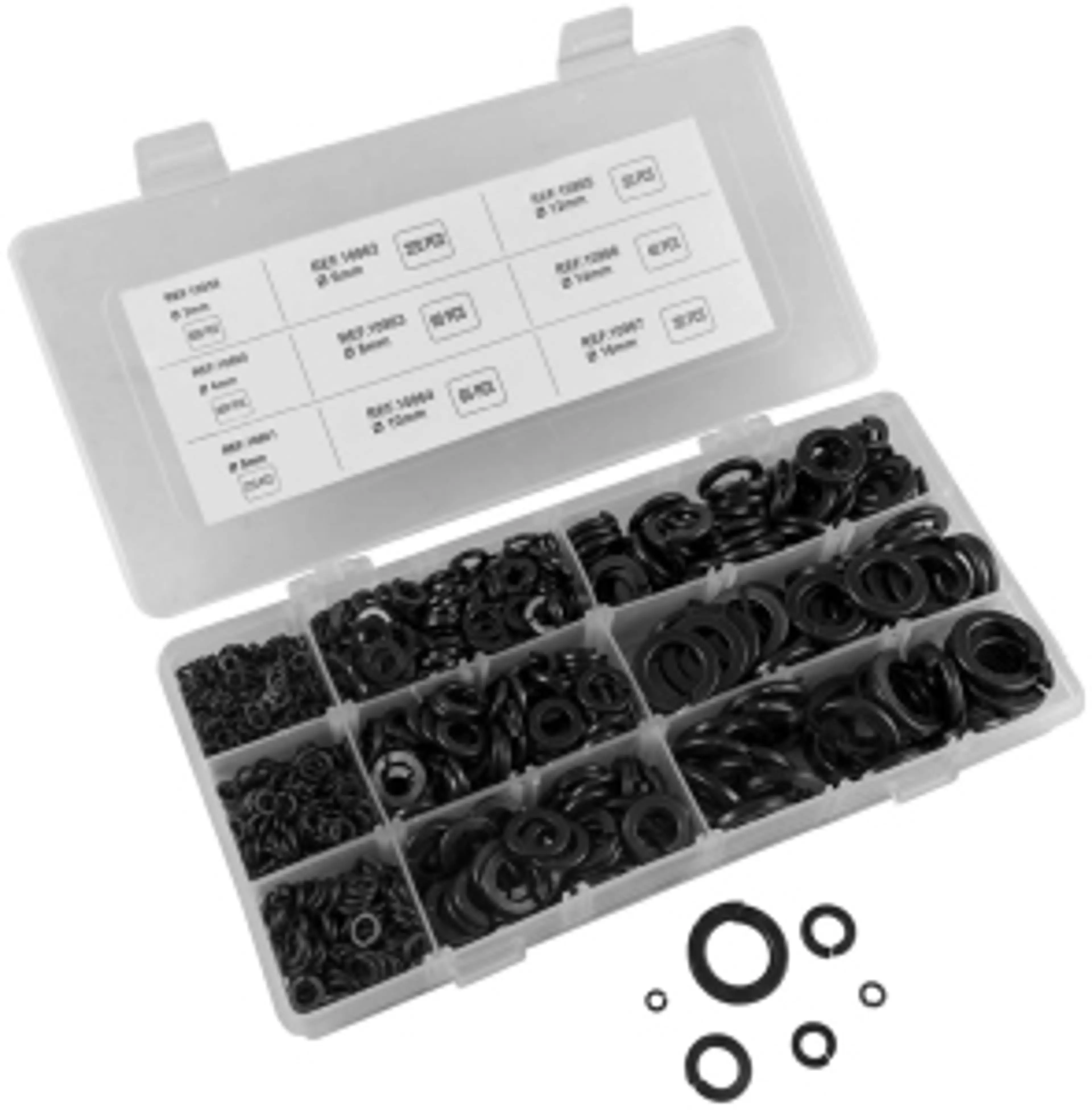 ESTUCHE ARANDELAS GROWER NEGRAS...