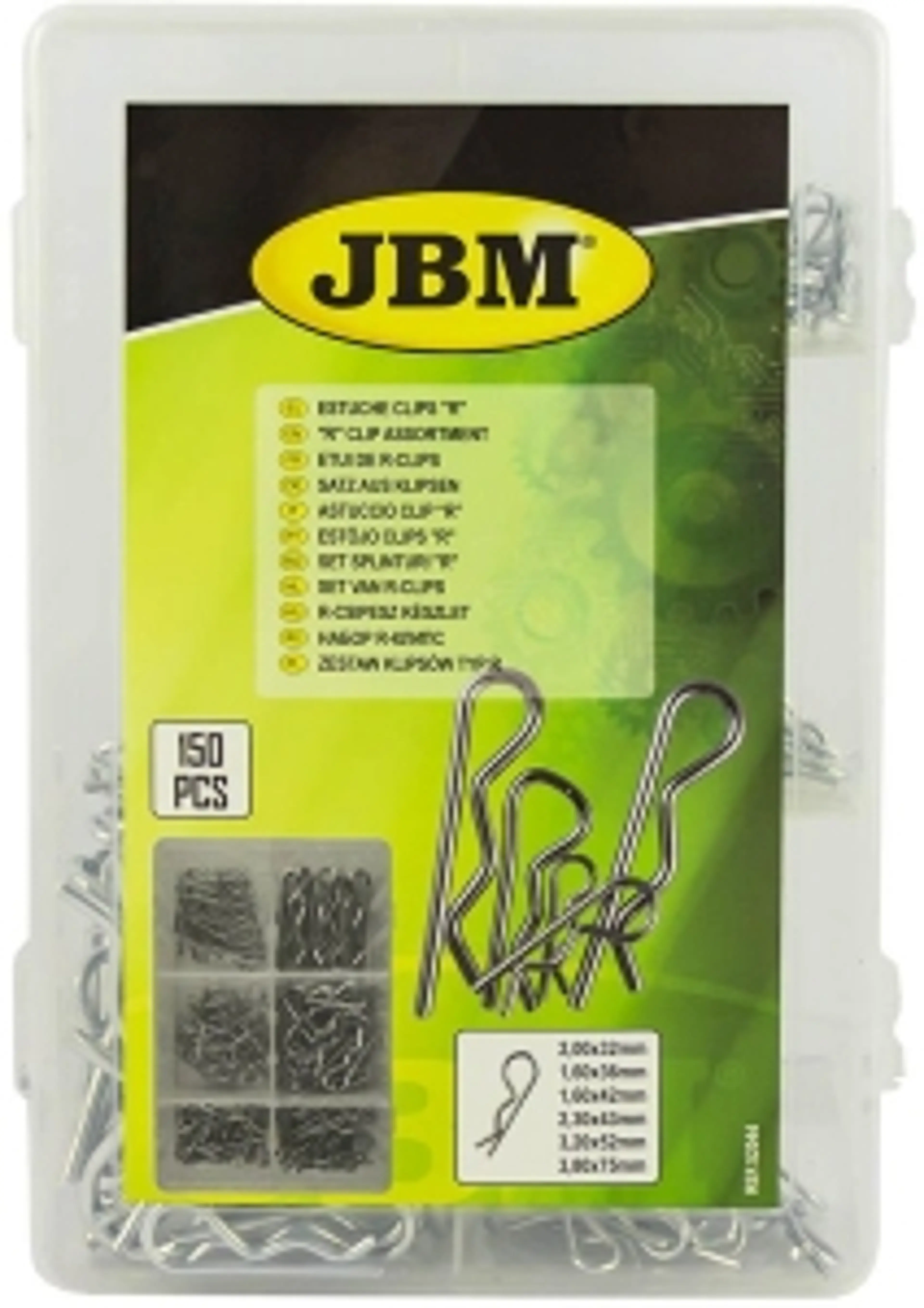 ESTUCHE DE CLIPS EN R 150PCS
