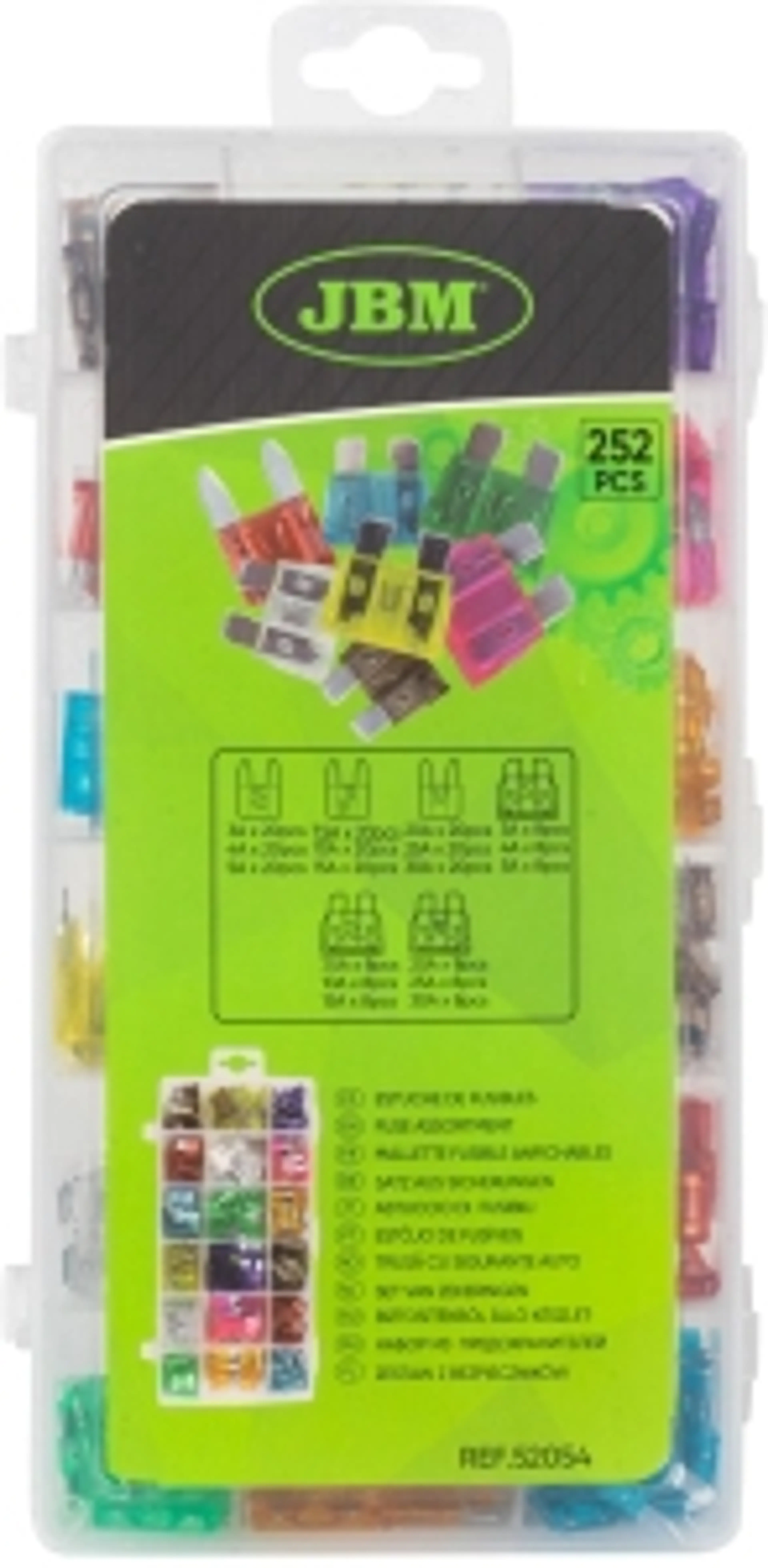 ESTUCHE DE FUSIBLES 252PCS