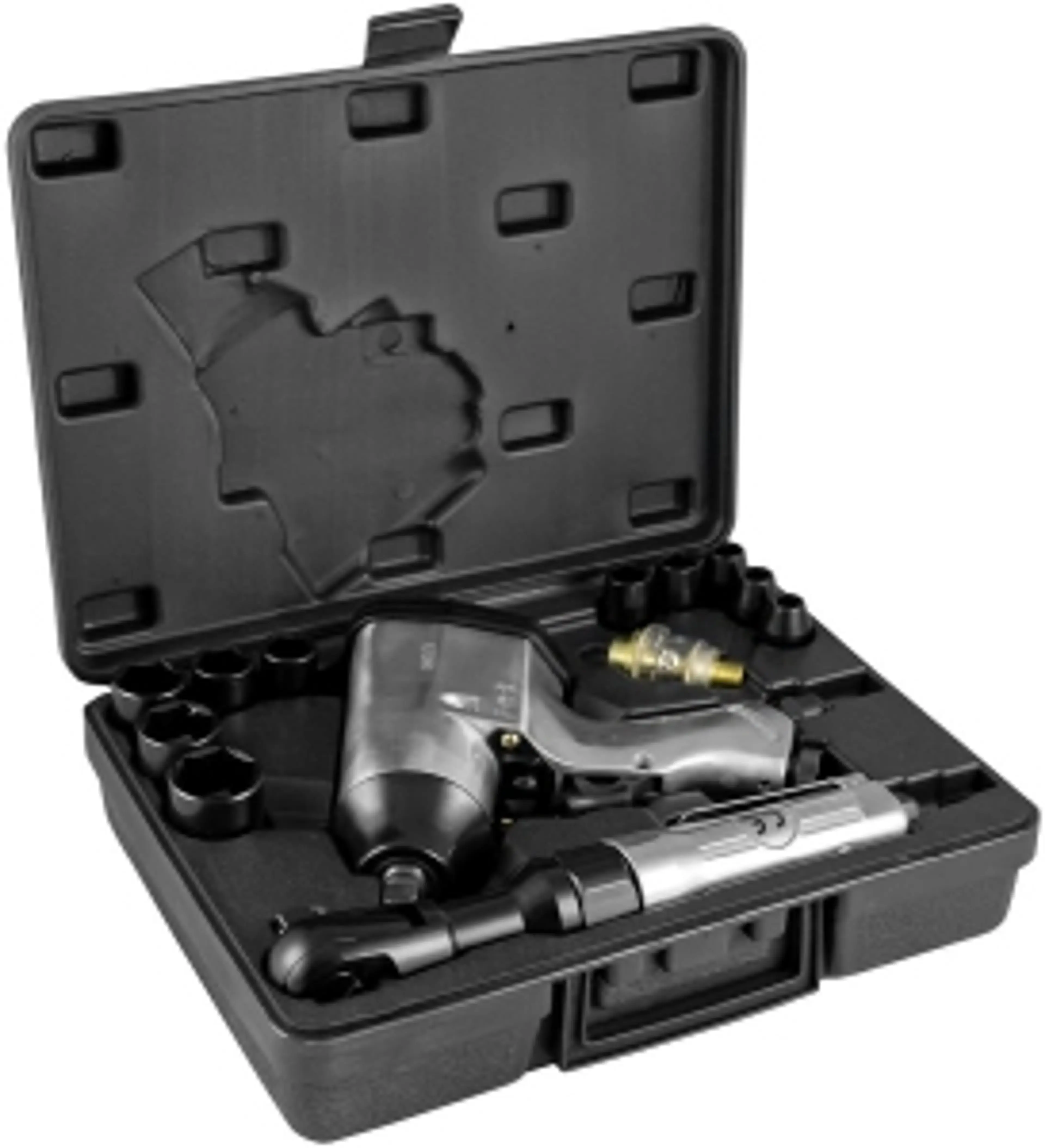 ESTUCHE DE 16 PIEZAS CON PISTOLA Y.