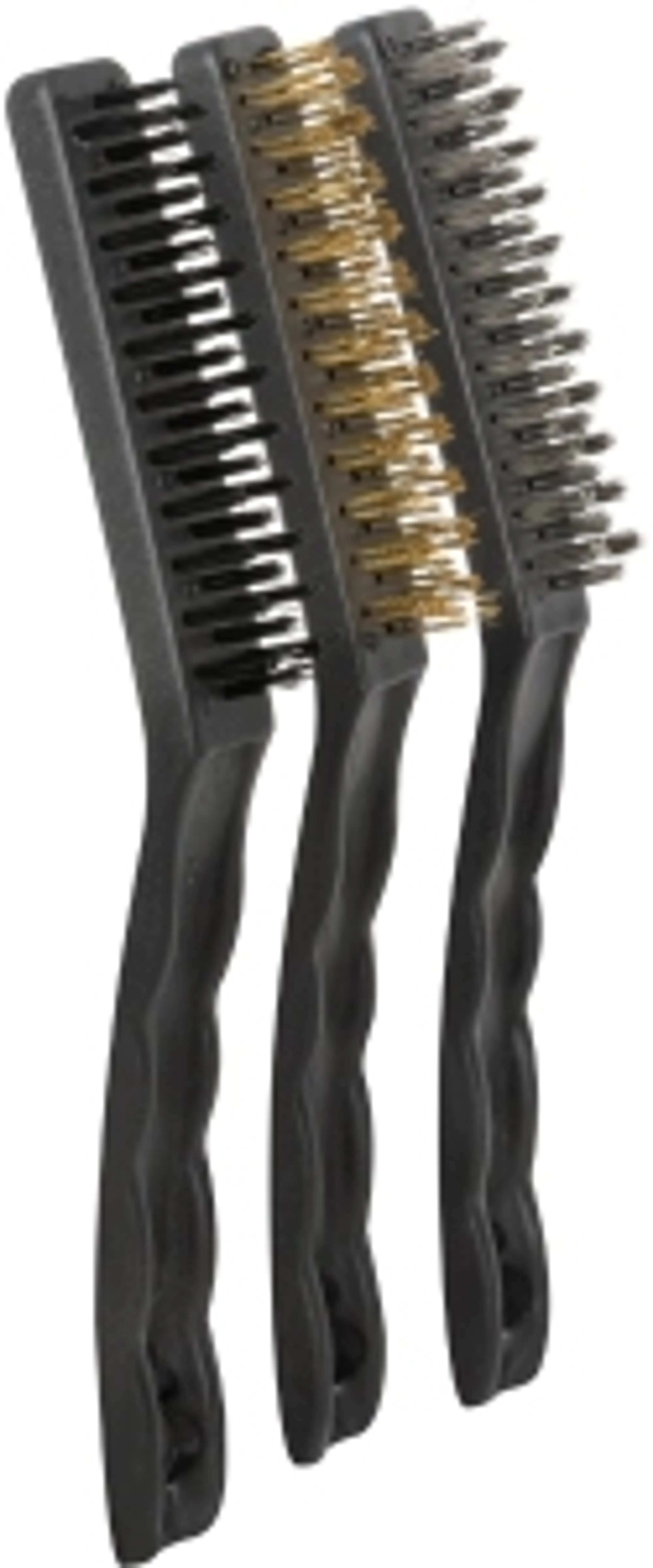SET DE 3 CEPILLOS METÁLICOS