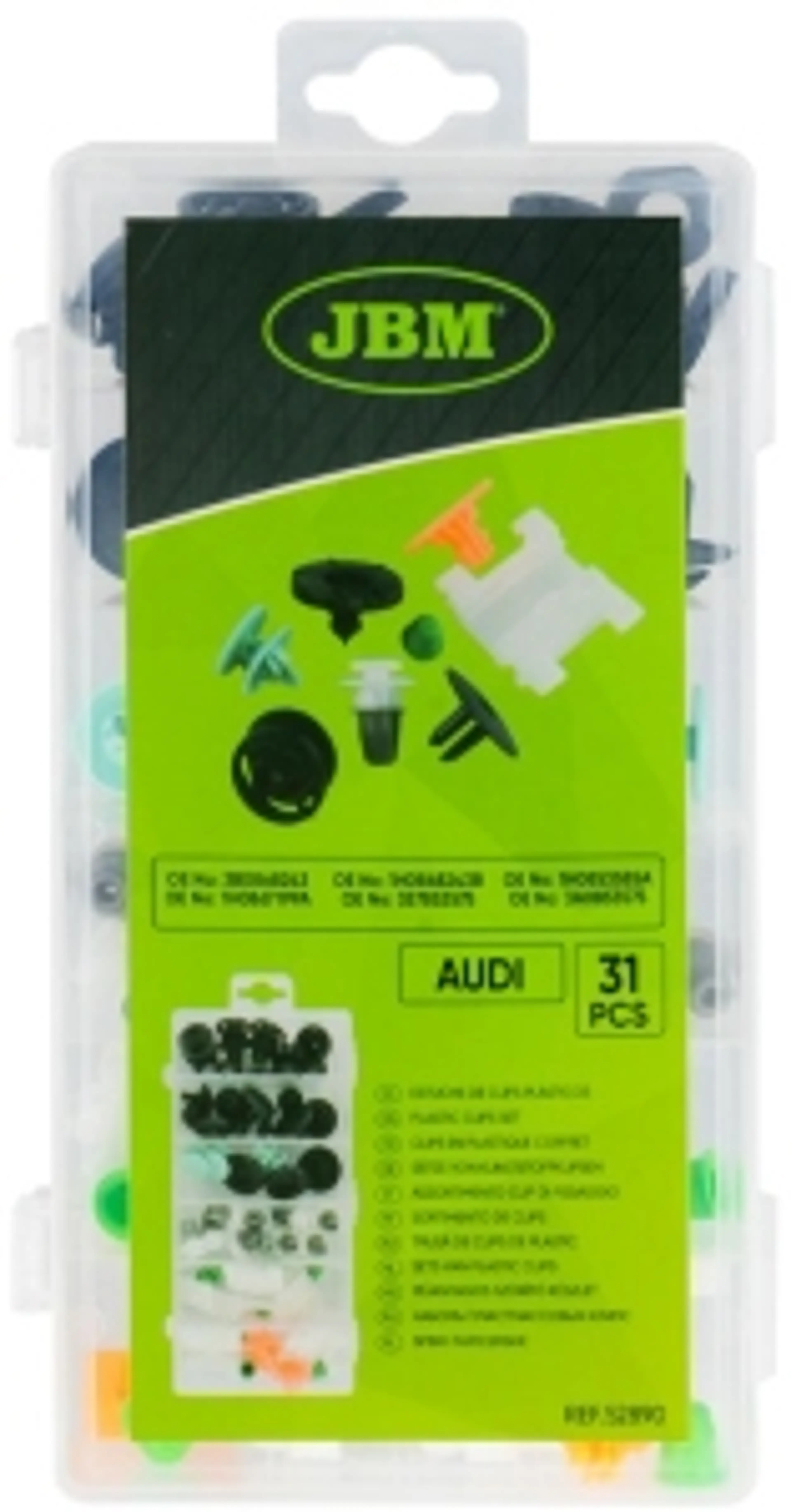 ESTUCHE DE CLIPS PLÁSTICOS AUDI...