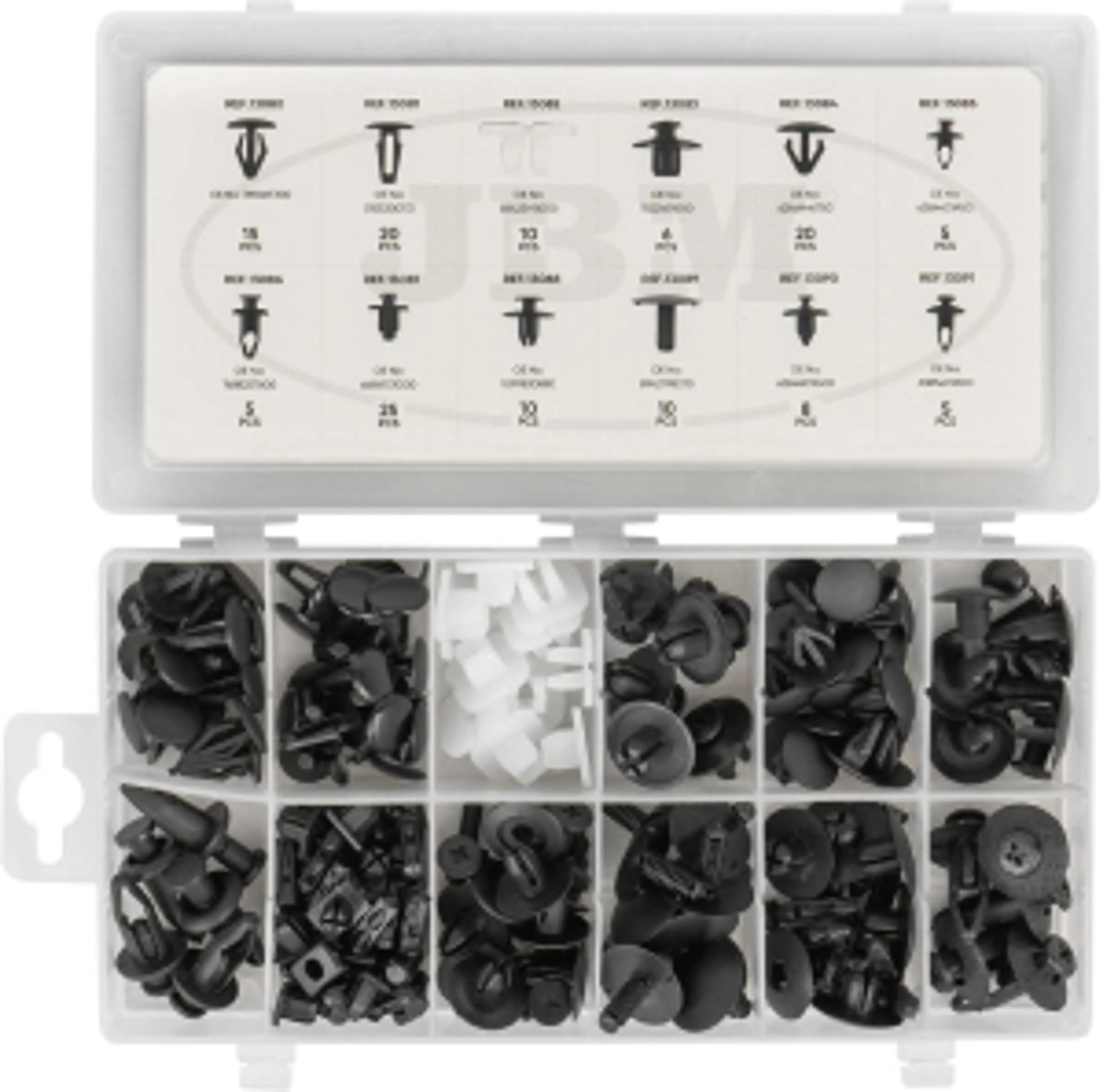 ESTUCHE DE CLIPS PLÁSTICOS NISSAN..