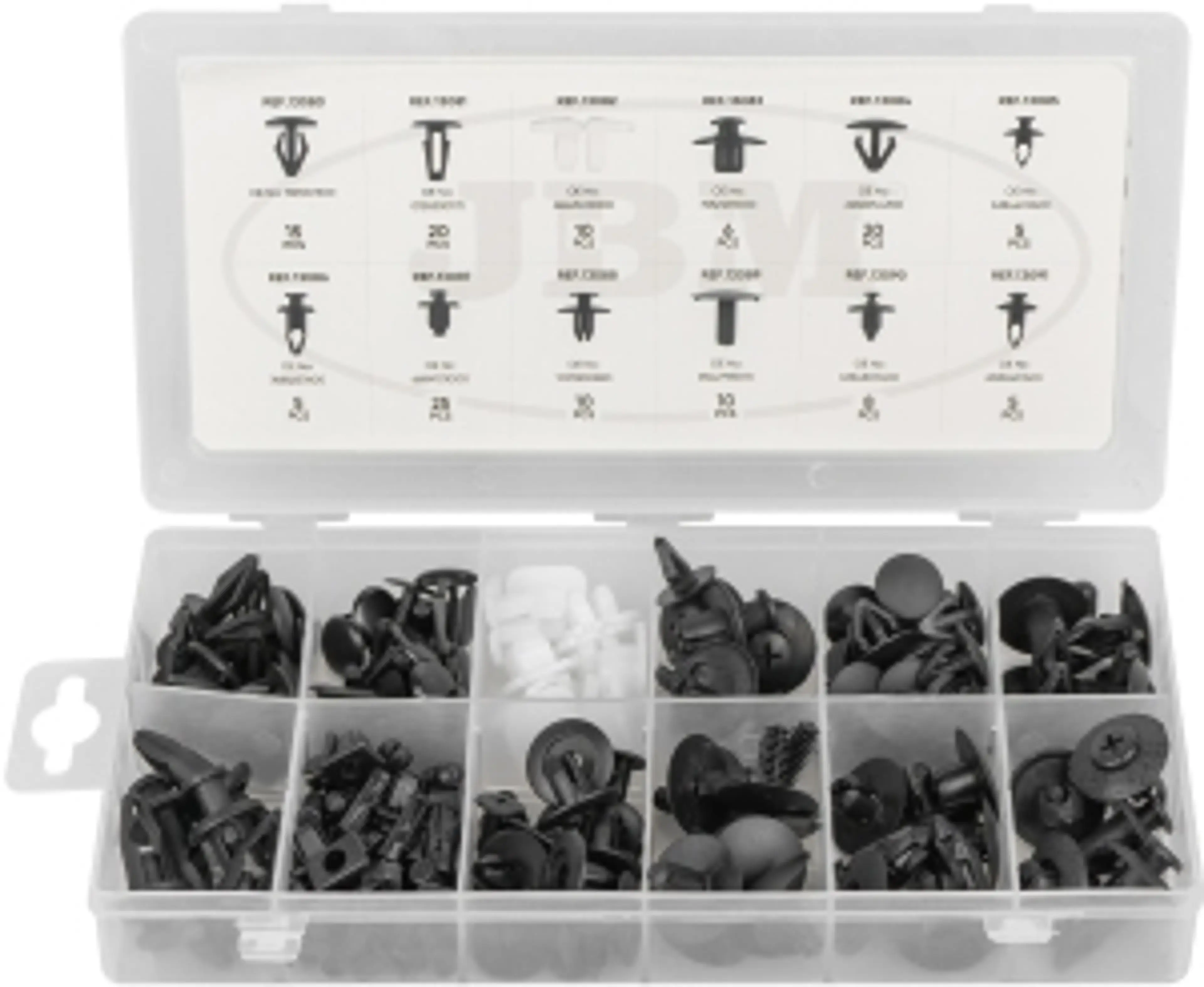 ESTUCHE DE CLIPS PLÁSTICOS NISSAN..