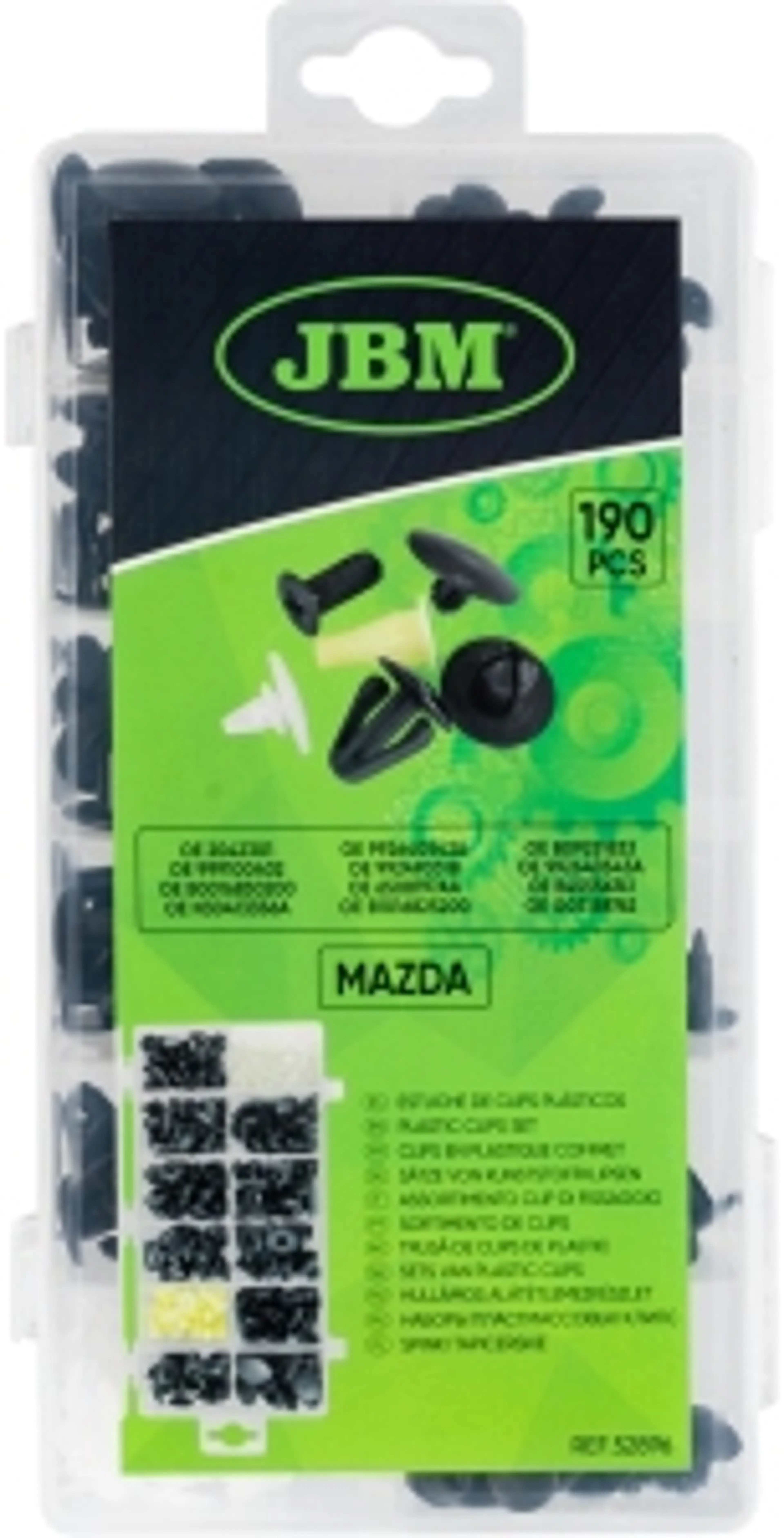 ESTUCHE DE CLIPS PLÁSTICOS MAZDA...