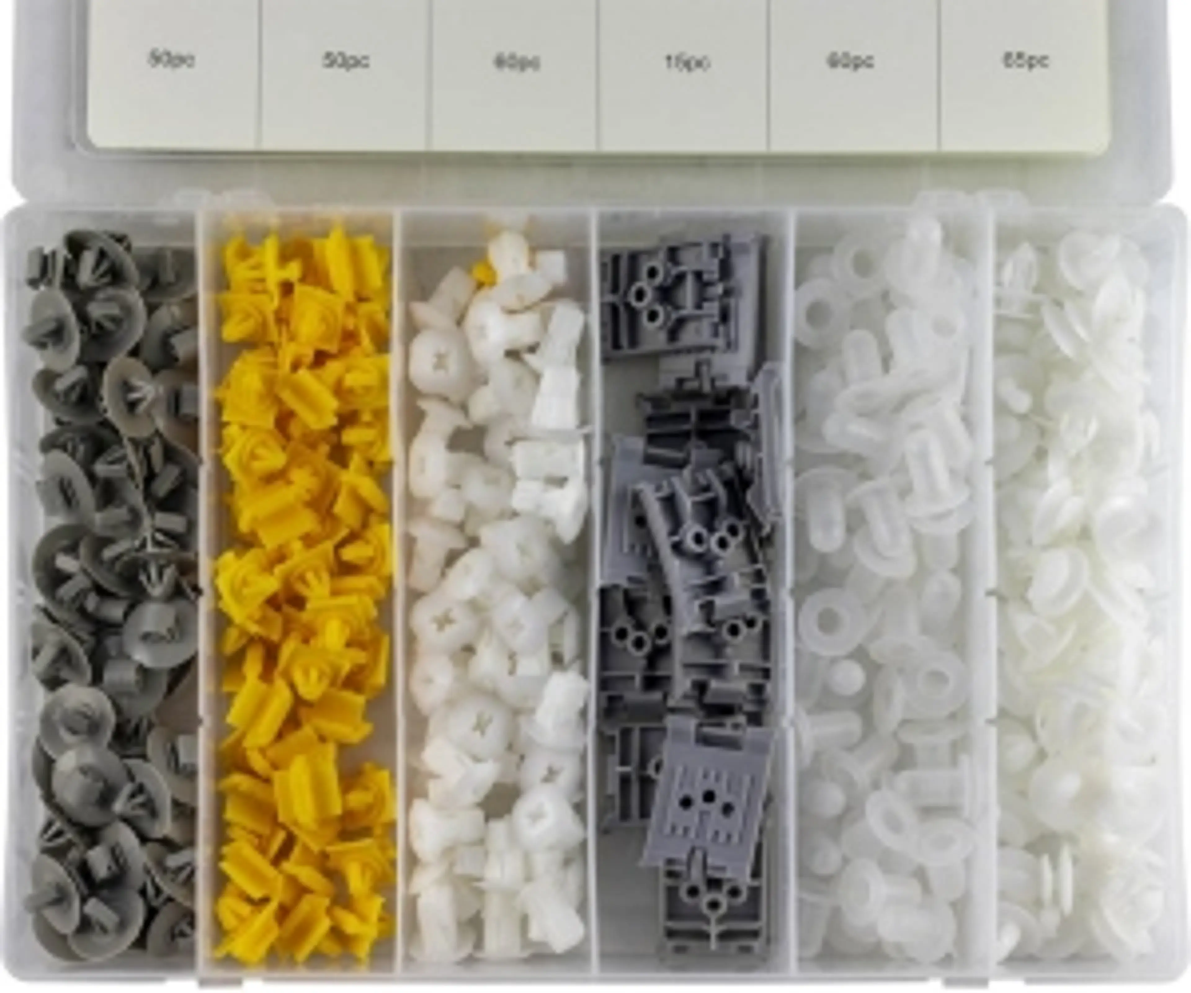 ESTUCHE DE CLIPS PLÁSTICOS RENAULT.