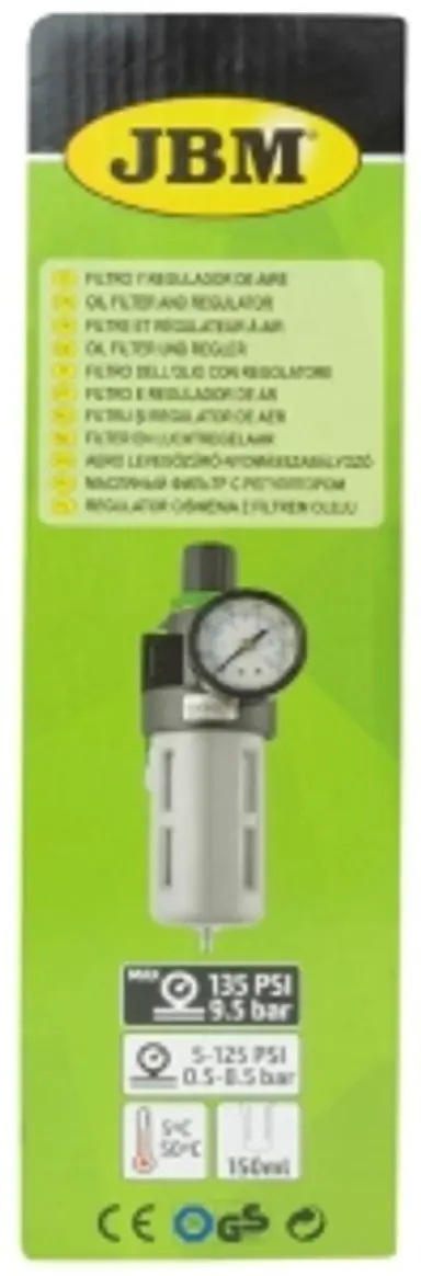 FILTRO Y REGULADOR DE AIRE 3/8"